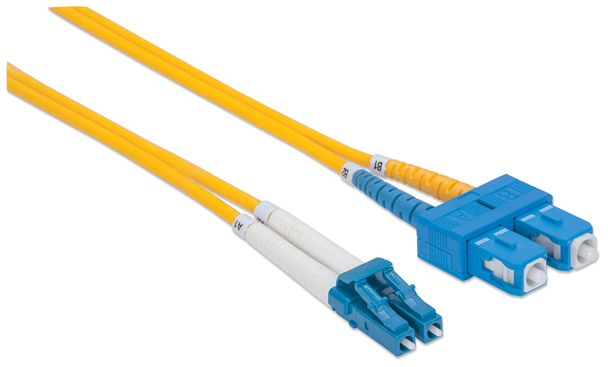 INTELLINET LWL Anschlusskabel LC/SC 3m Singlemode OS2 gelb