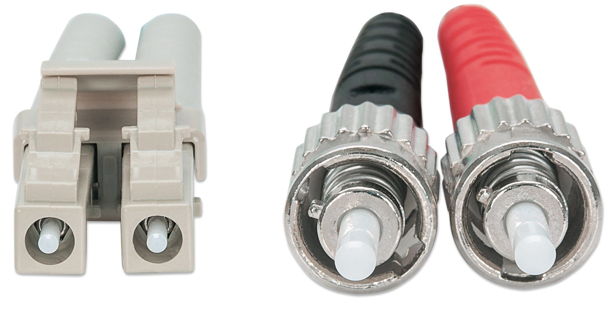 INTELLINET LWL Anschlusskabel LC/ST 2m  Multimode OM3 aqua