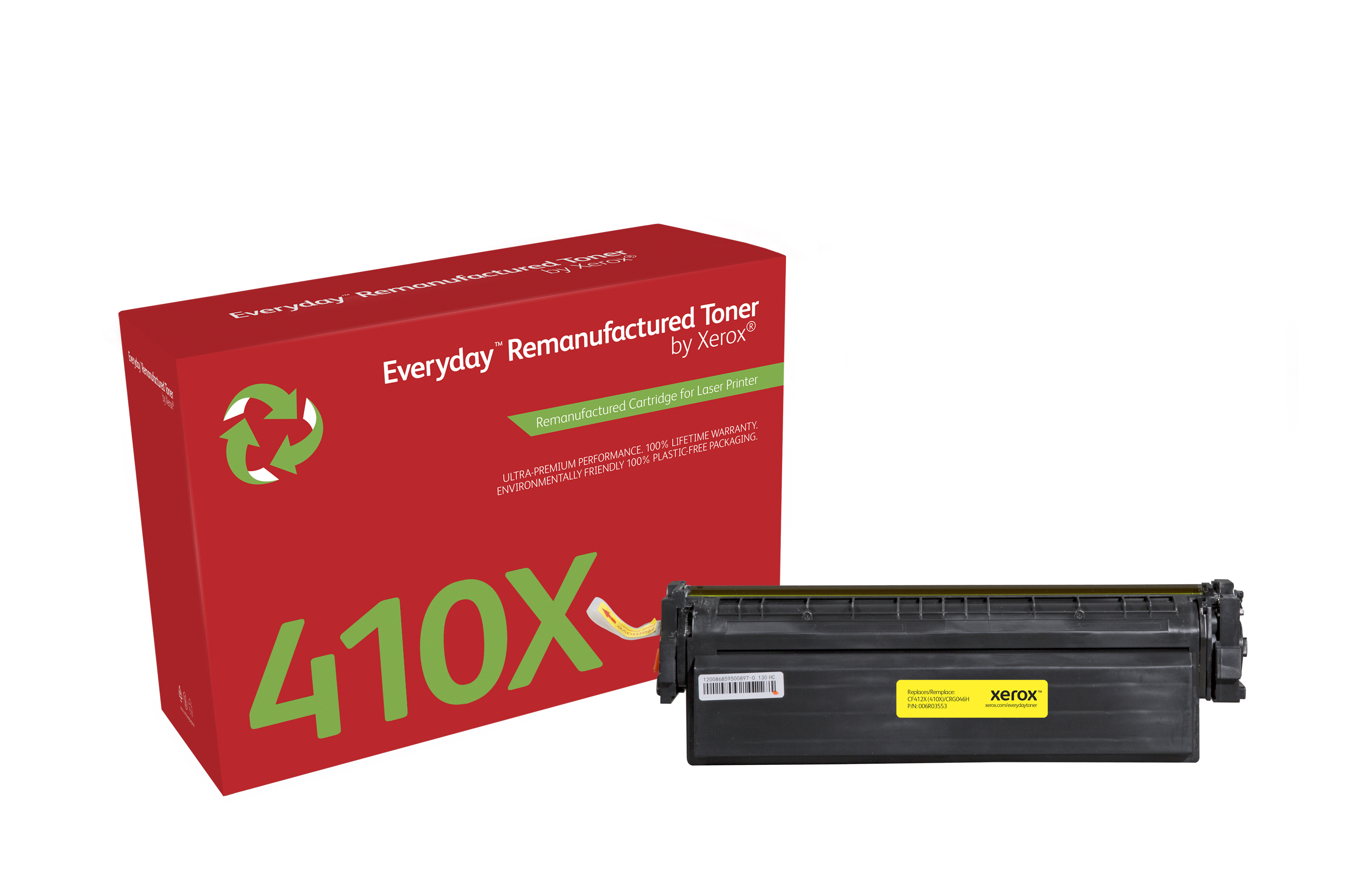 Xerox Toner Everyday HP 410X (CF412X) Yellow Remanufactured
