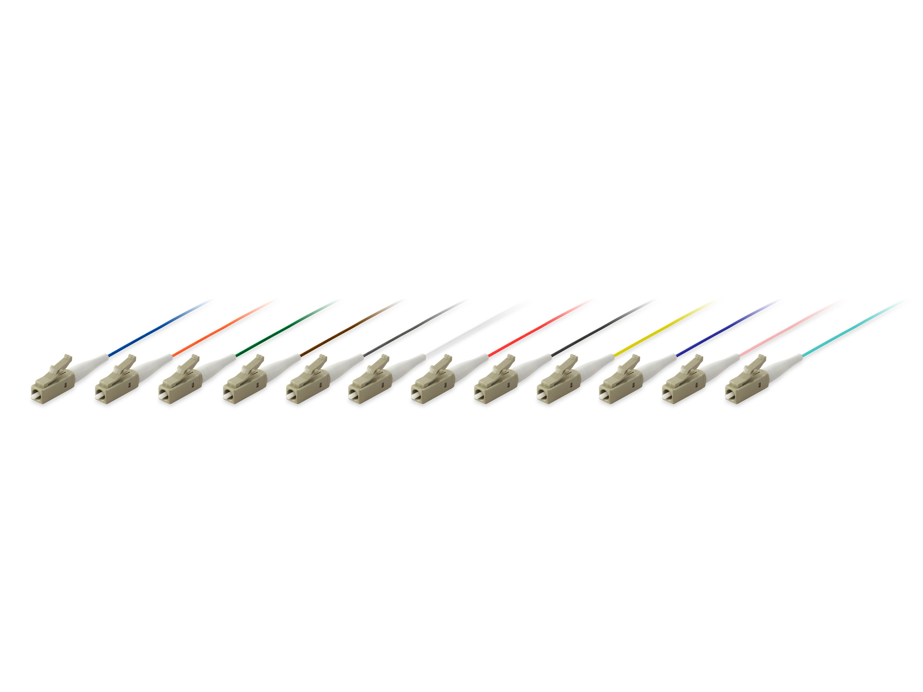 Equip Patchkabel LC->PC 2.00m 12Stk Multi Dupl. OM4 12Farb