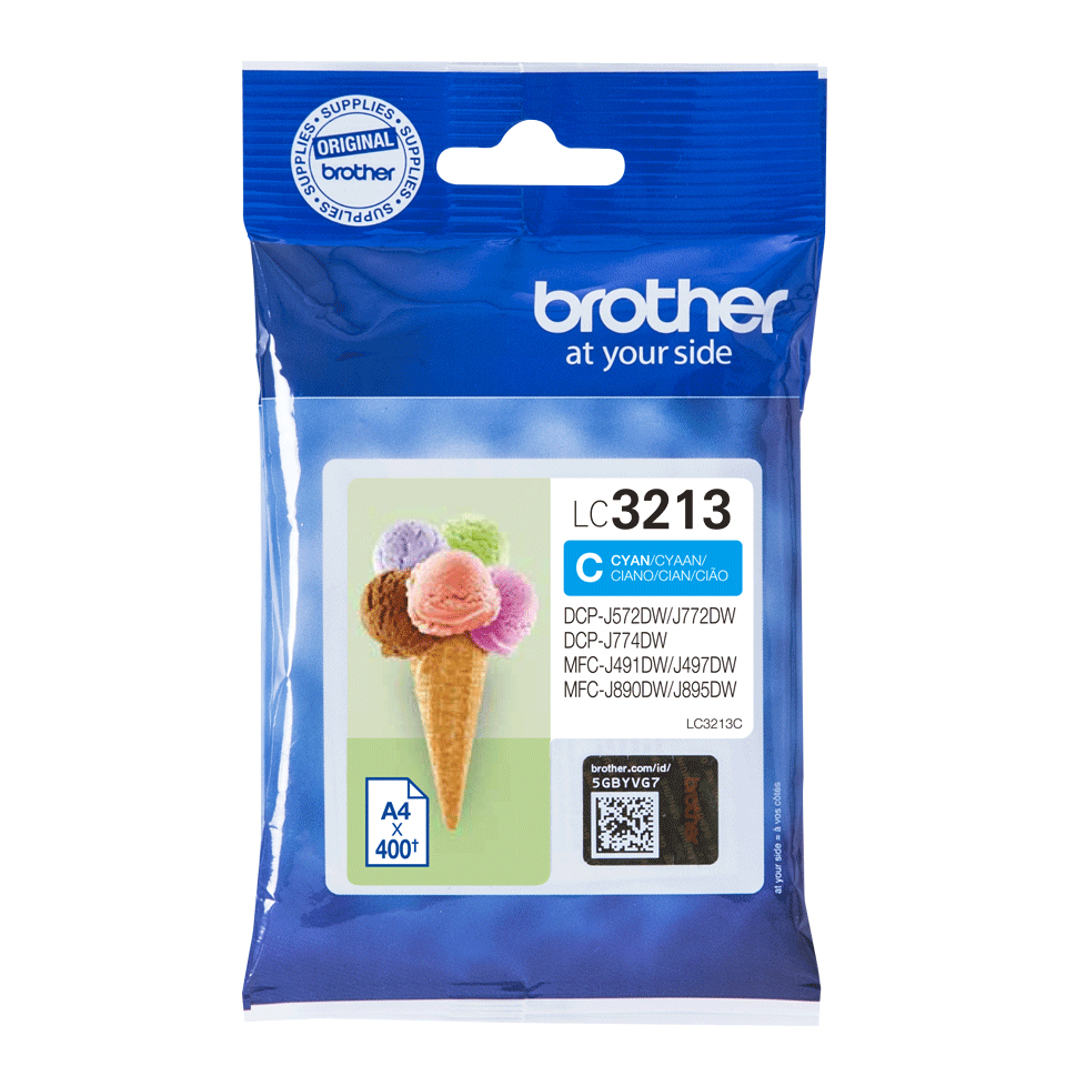 Patrone Brother LC-3213C DCP-J772/4DW, MFC-J890DW