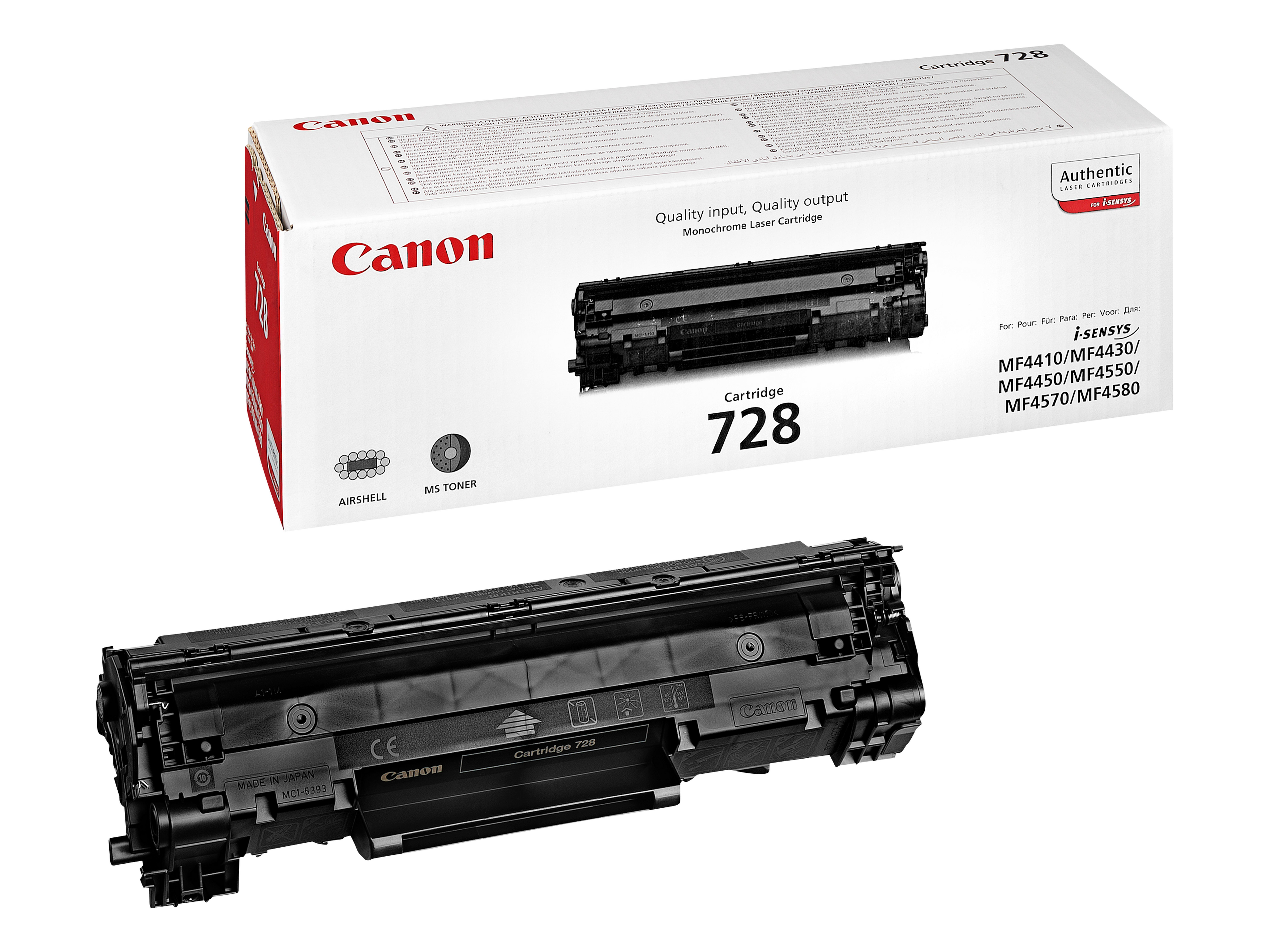 Toner Canon 728 BK black 2100 Seiten Toner Canon 728 BK black 2100 Seiten