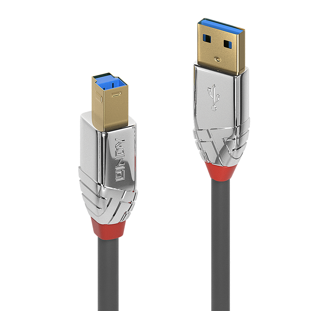 LINDY USB 3.0 Kabel Typ A/&shy;B Cromo Line M/&shy;M 5m