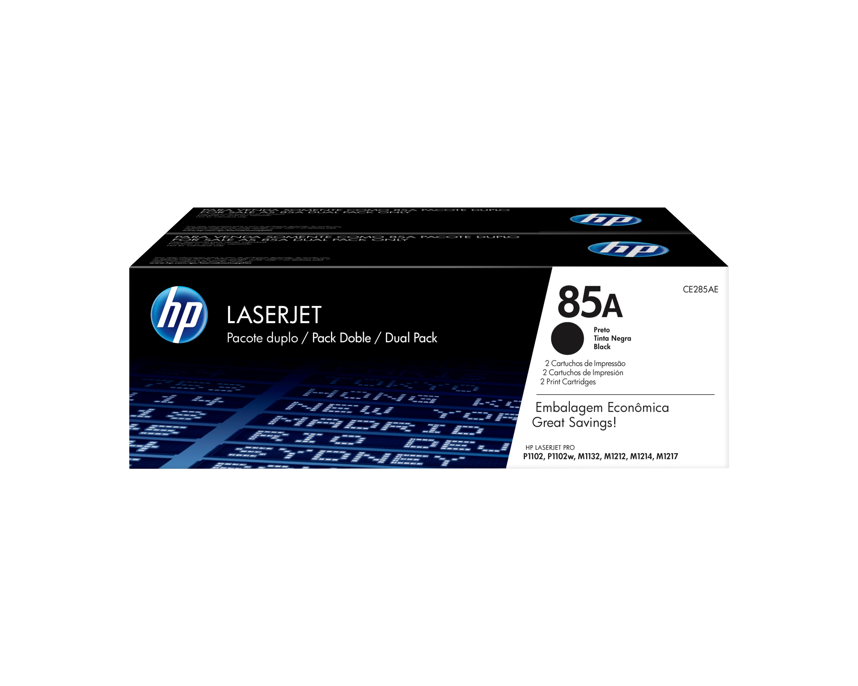 HP 85A 2x Schwarz LaserJet Tonerpatrone