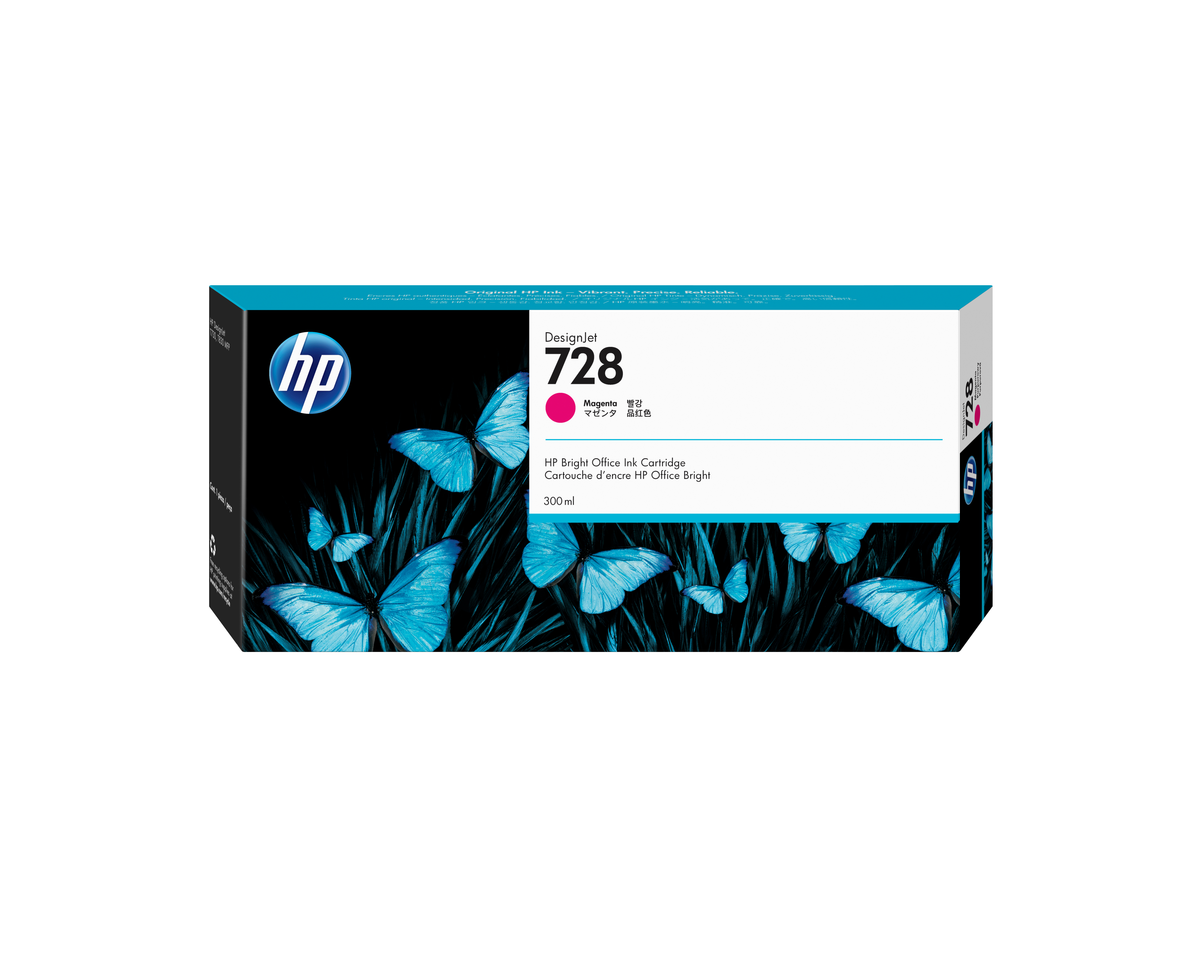 HP 728      Magenta             Tintenpatrone 300ml Patronen HP