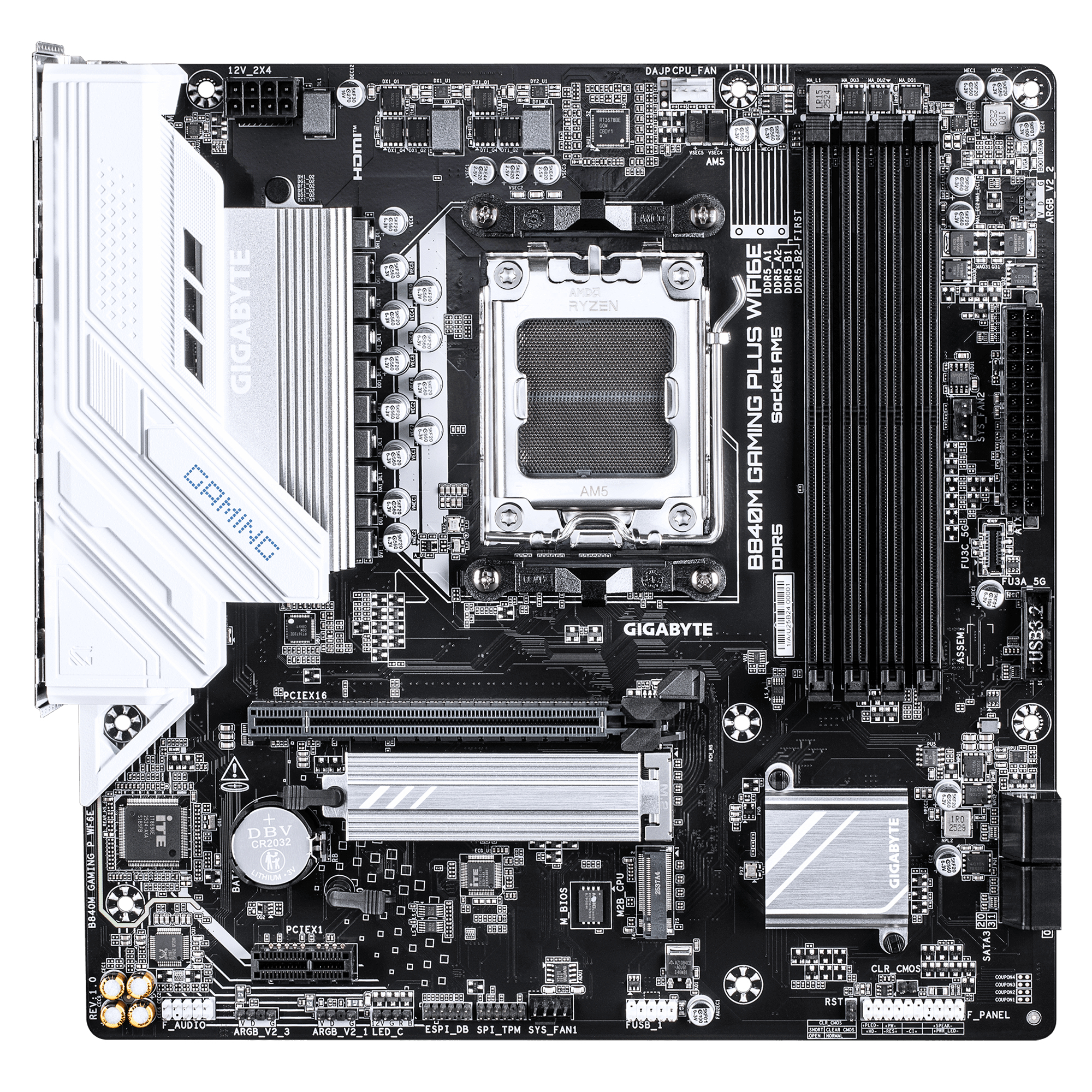Gigabyte B840M Gaming Plus WiFi6E (B840,AM5,mATX,DDR5)