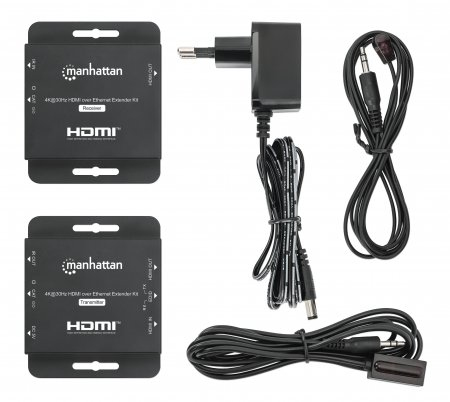 MANHATTAN 4K@30Hz HDMI over Ethernet Extender Set bis zu 40m