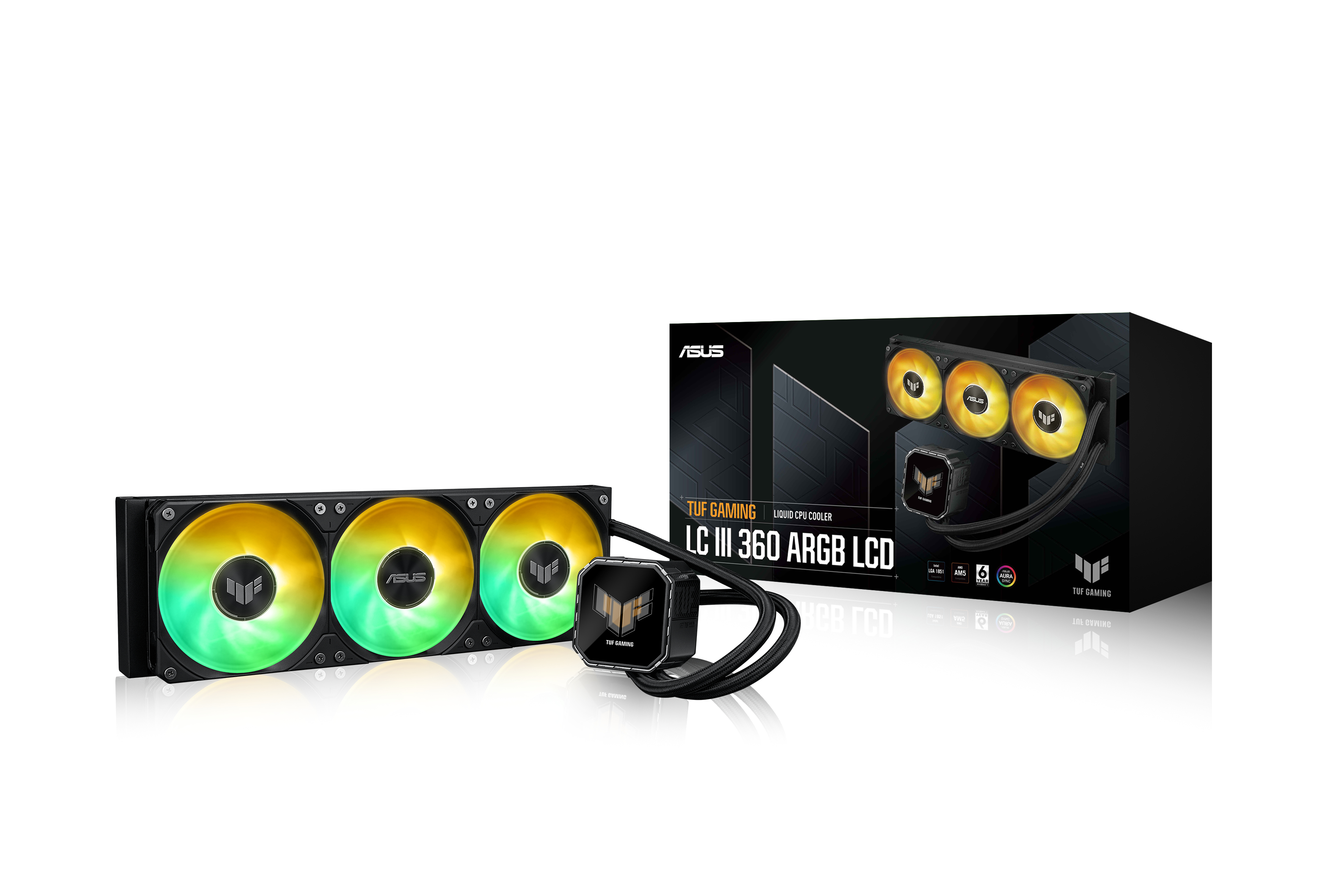 Asus WAK TUF GAMING LC III 360 ARGB LCD Wasserkühler