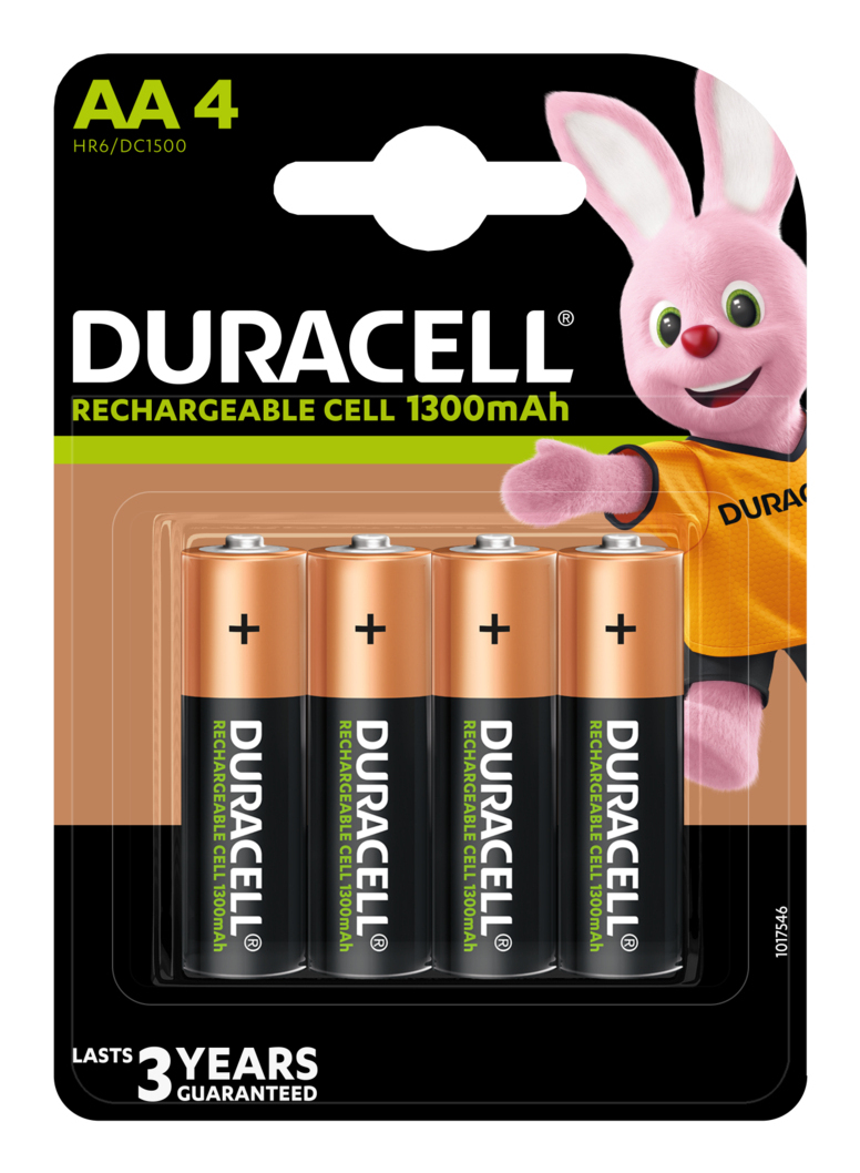 Duracell Akku Recharge  AA  HR6  1300mAh 4St.