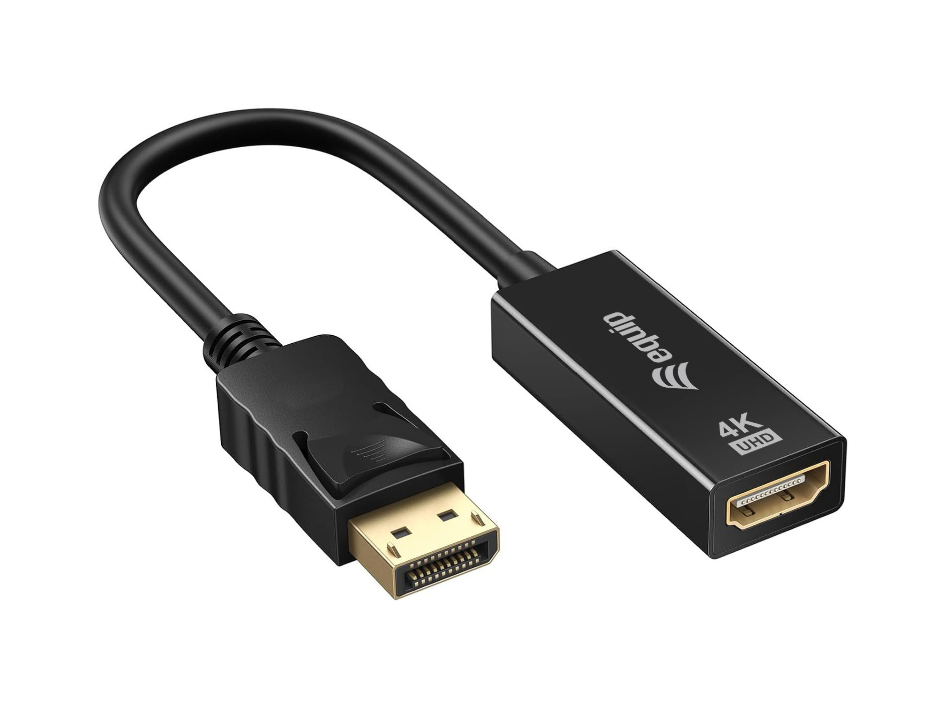 Equip HDMI->Displayport 1.2 4K/30Hz Bu/St 0.15m schwarz