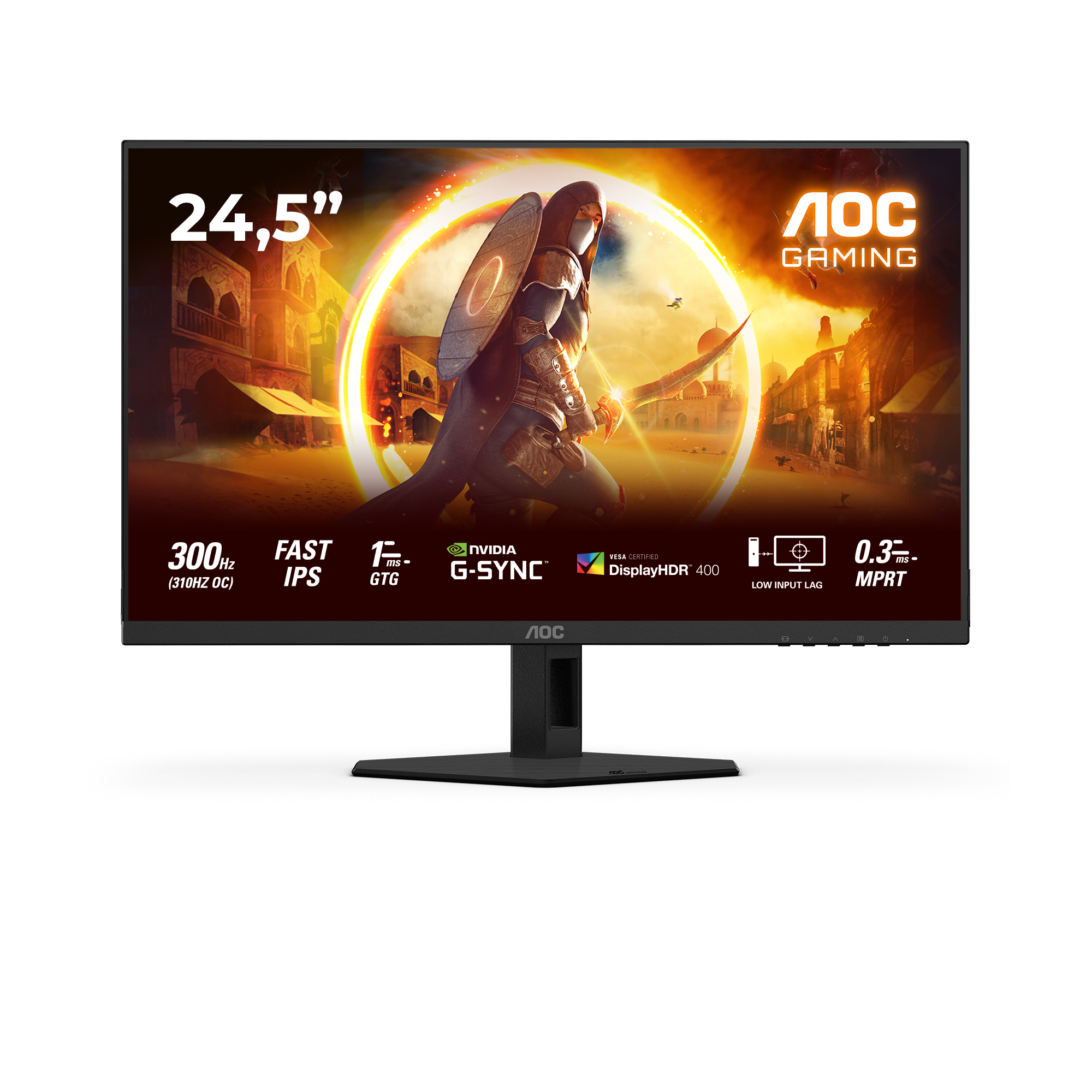 AOC 62,2cm (24,5") 25G4SRE 16:09 2xHDMI+DP black/&shy;red