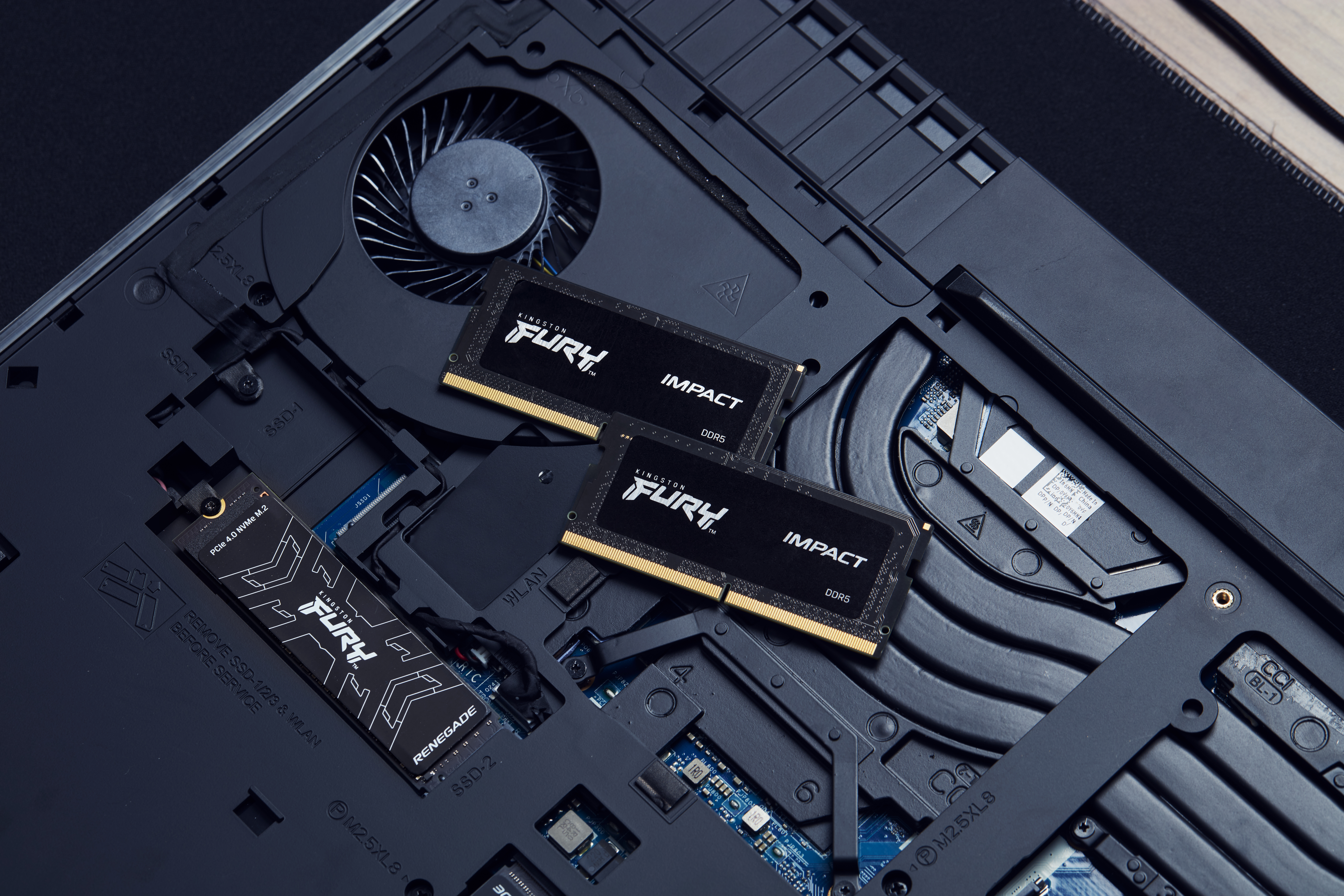 Kingston Technology FURY Impact Black Speichermodul 32 GB 2 x 16 GB DDR5 2400 MHz