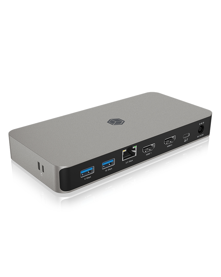 Dockingstation IcyBox USB Type-C mit zweifacher Videoausgabe ret