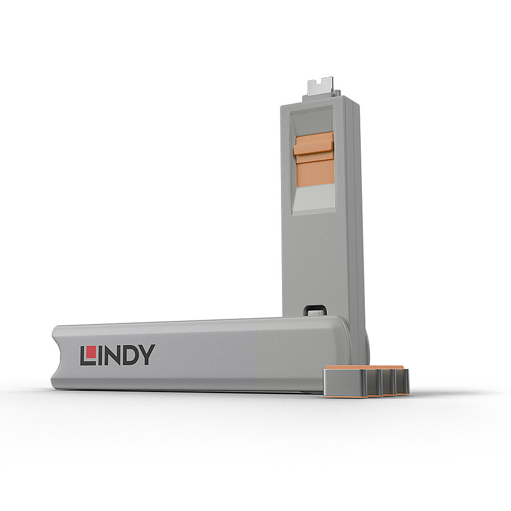 LINDY USB Typ C Port Schloss orange LINDY USB Typ C Port Schloss orange