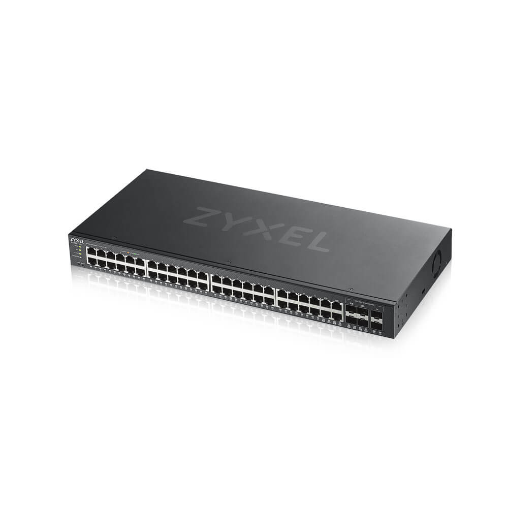 Zyxel GS1920-48V2 Managed Gigabit Ethernet (10/100/1000) Schwarz