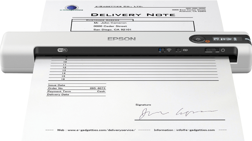 EPSON WorkForce DS-80W mobiler Scanner Dokumentenscanner