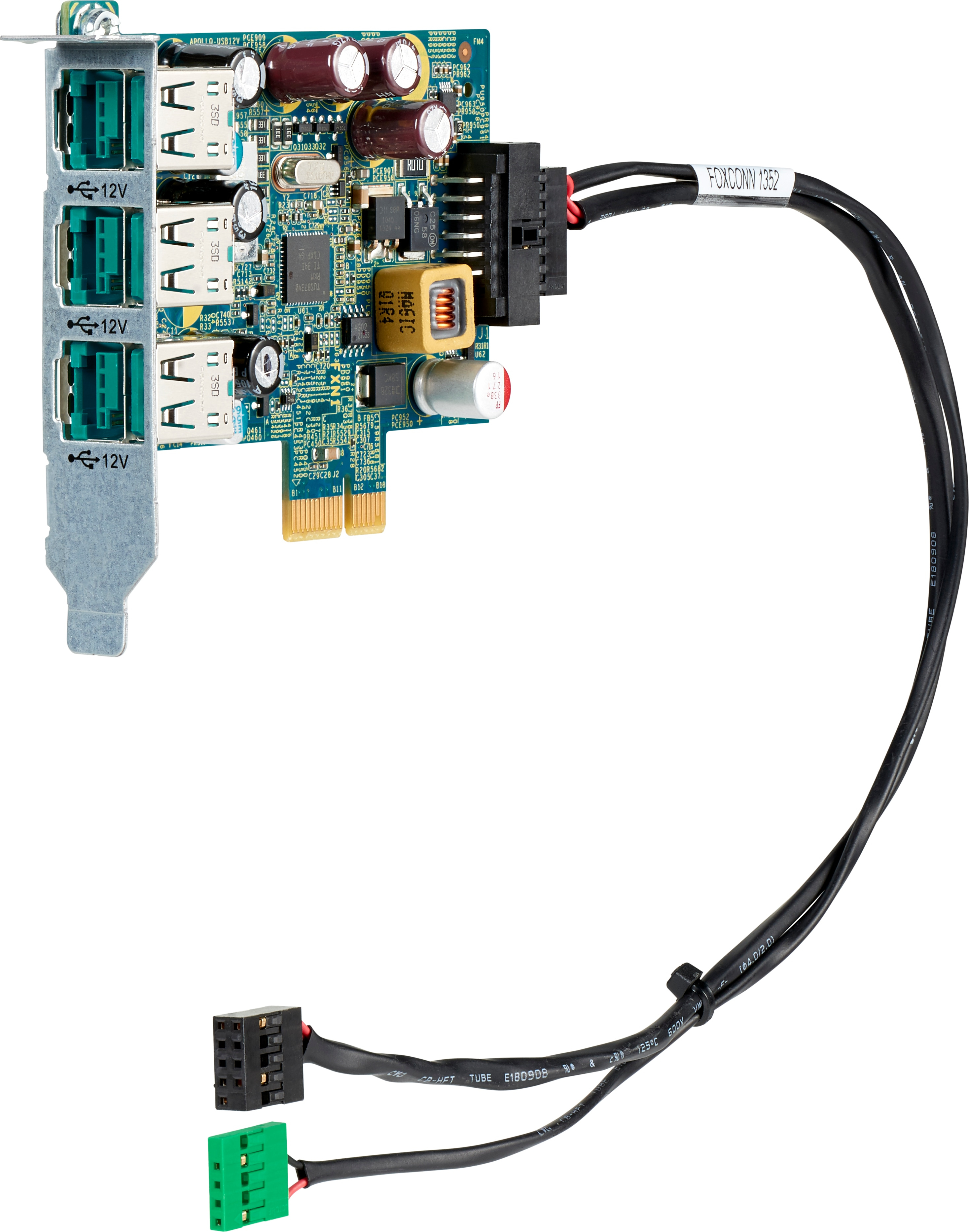 HP Engage Flex Pro 12V PoweredUSB-Standardkarte PCIe