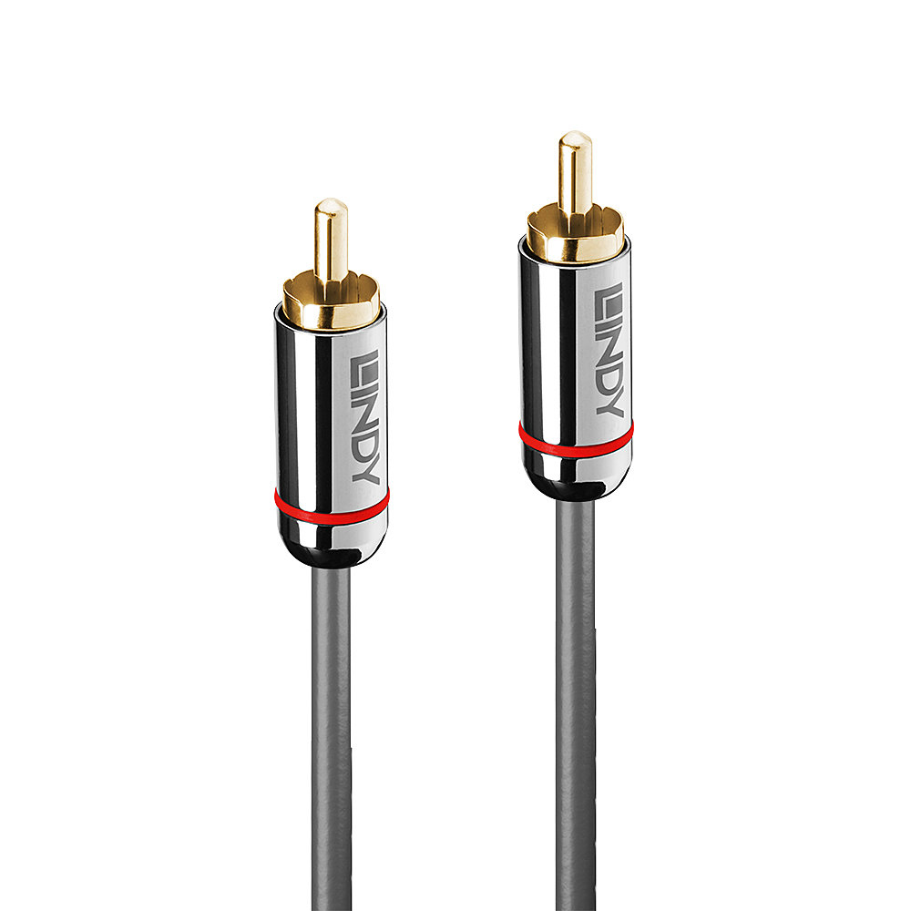 LINDY Audiokabel Digital Koaxial 3.5mm Cromo line 2m