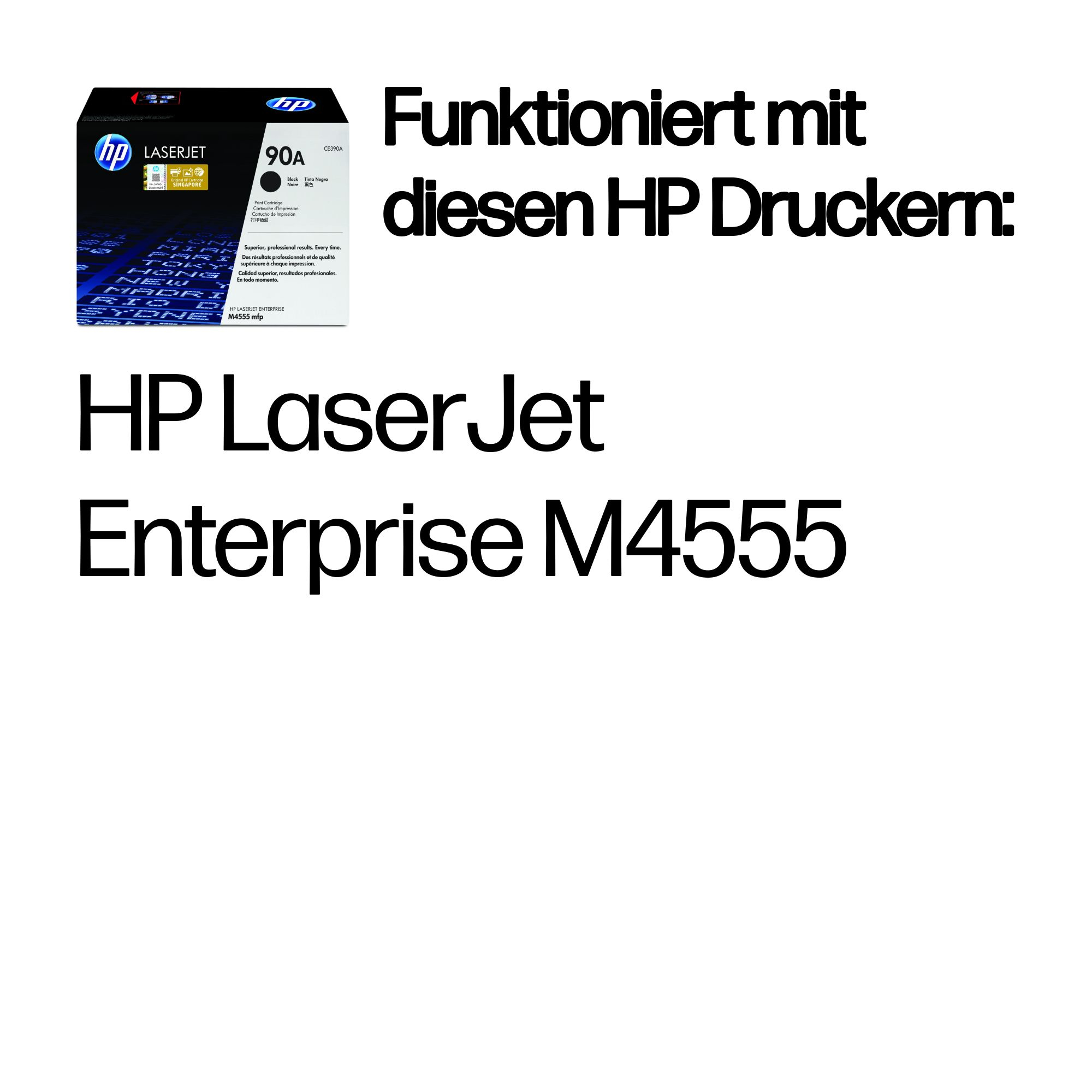 HP 90A Schwarz LaserJet Tonerpatrone