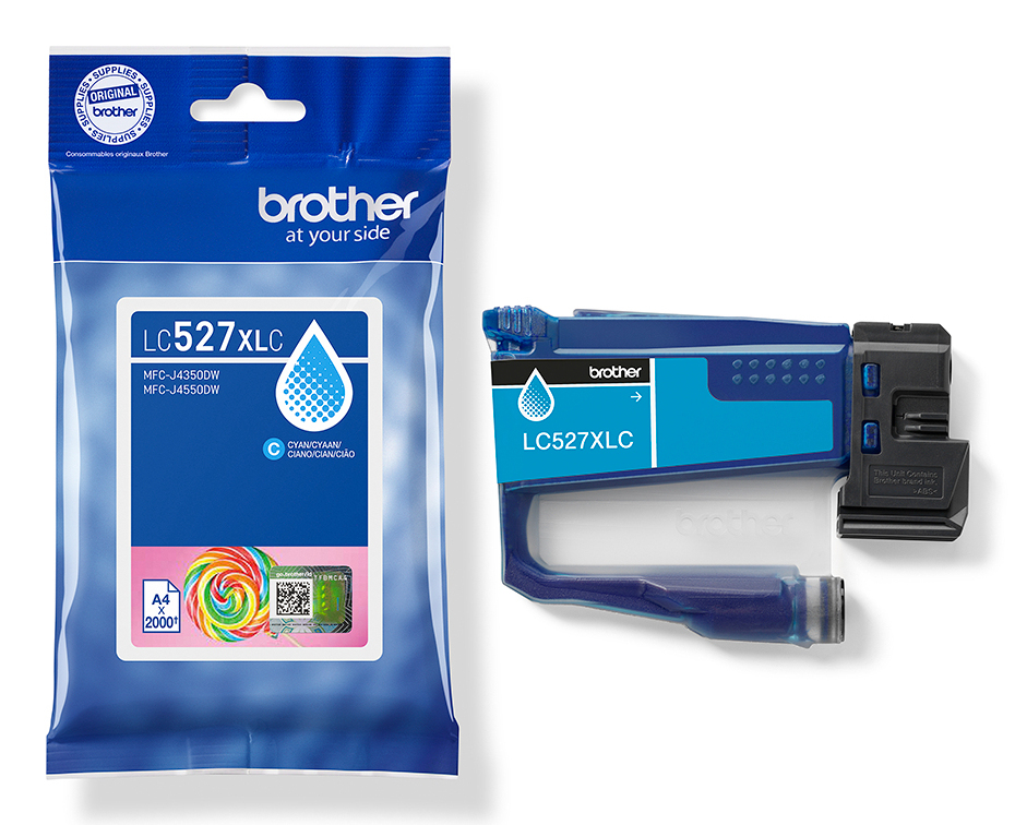 Patrone Brother LC-527XLC Cyan MFCJ4350DW/4550DW Patronen Brother