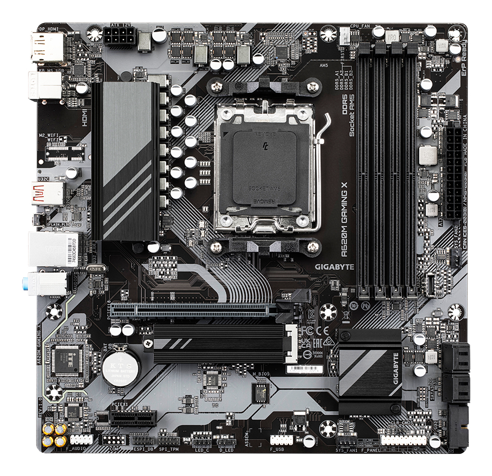 Gigabyte A620M Gaming X              (A620,AM5,mATX,DDR5)