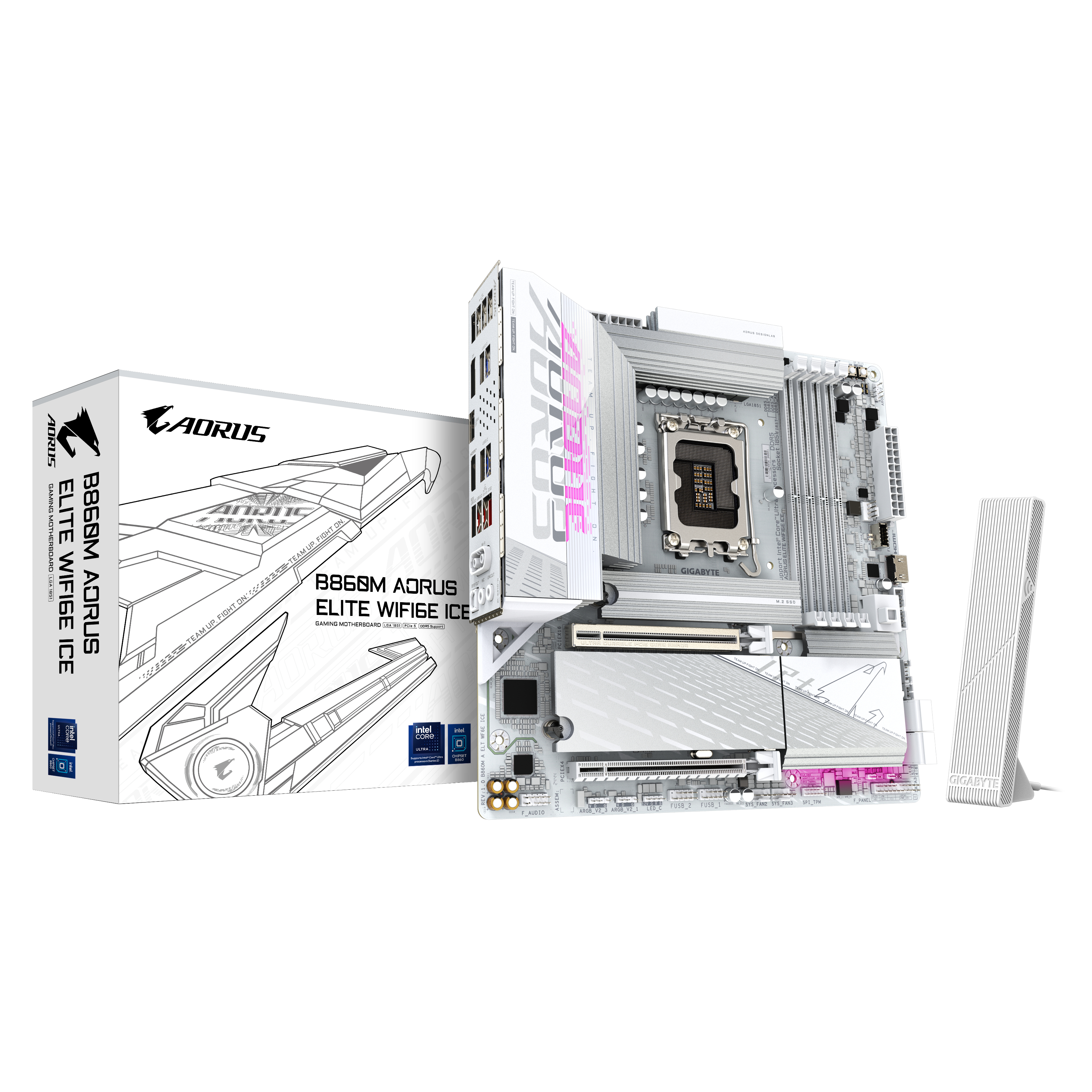 Gigabyte B860M A ELT WF6E ICE (B860,S1851,mATX,DDR5