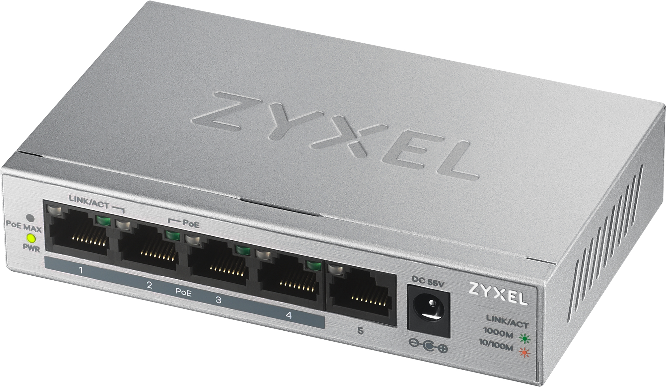 Zyxel Switch 5x GE GS1005 PoE+