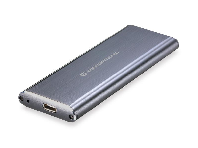CONCEPTRONIC SSD Gehäuse B-Key M.2->B/&shy;B+M-Key/&shy;USB-C/&shy;A     gr