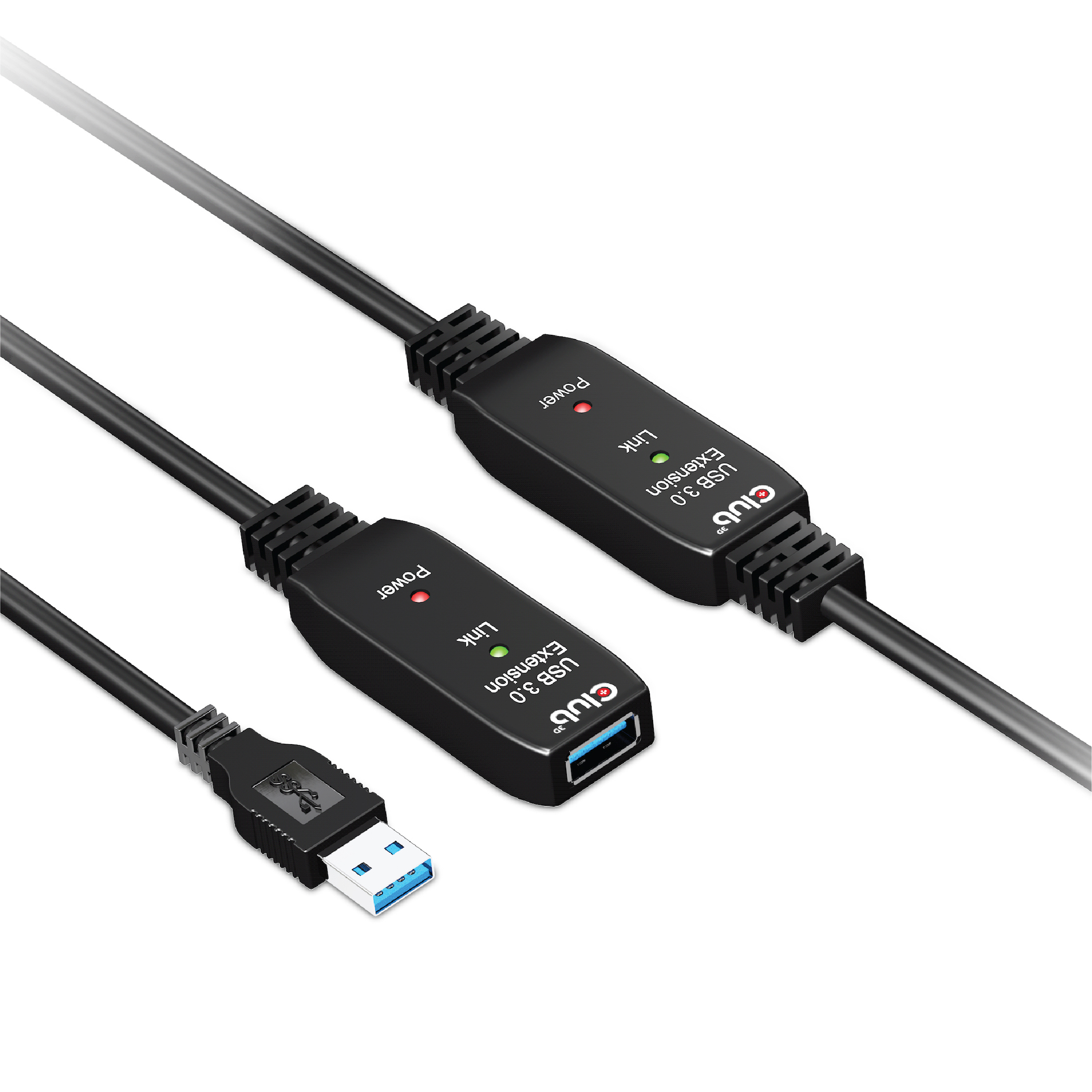 Club3D USB 3.2 A Verlängerungskabel 10m aktiv 5 Gbps St/&shy;Bu retai