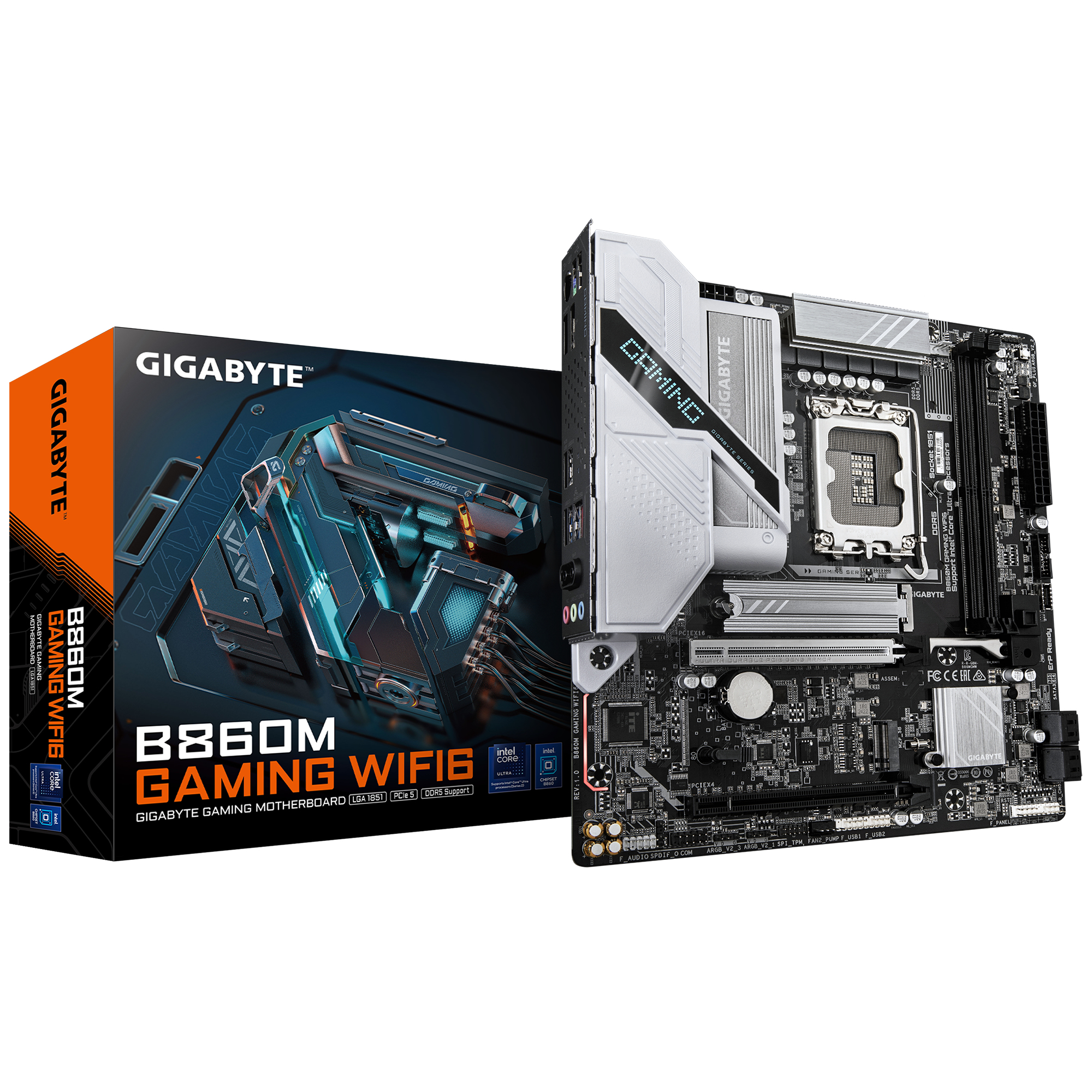 Gigabyte B860M Gaming WIFI6 (B860,S1851,mATX,DDR5 Gigabyte B860M Gaming WIFI6 (B860,S1851,mATX,DDR5