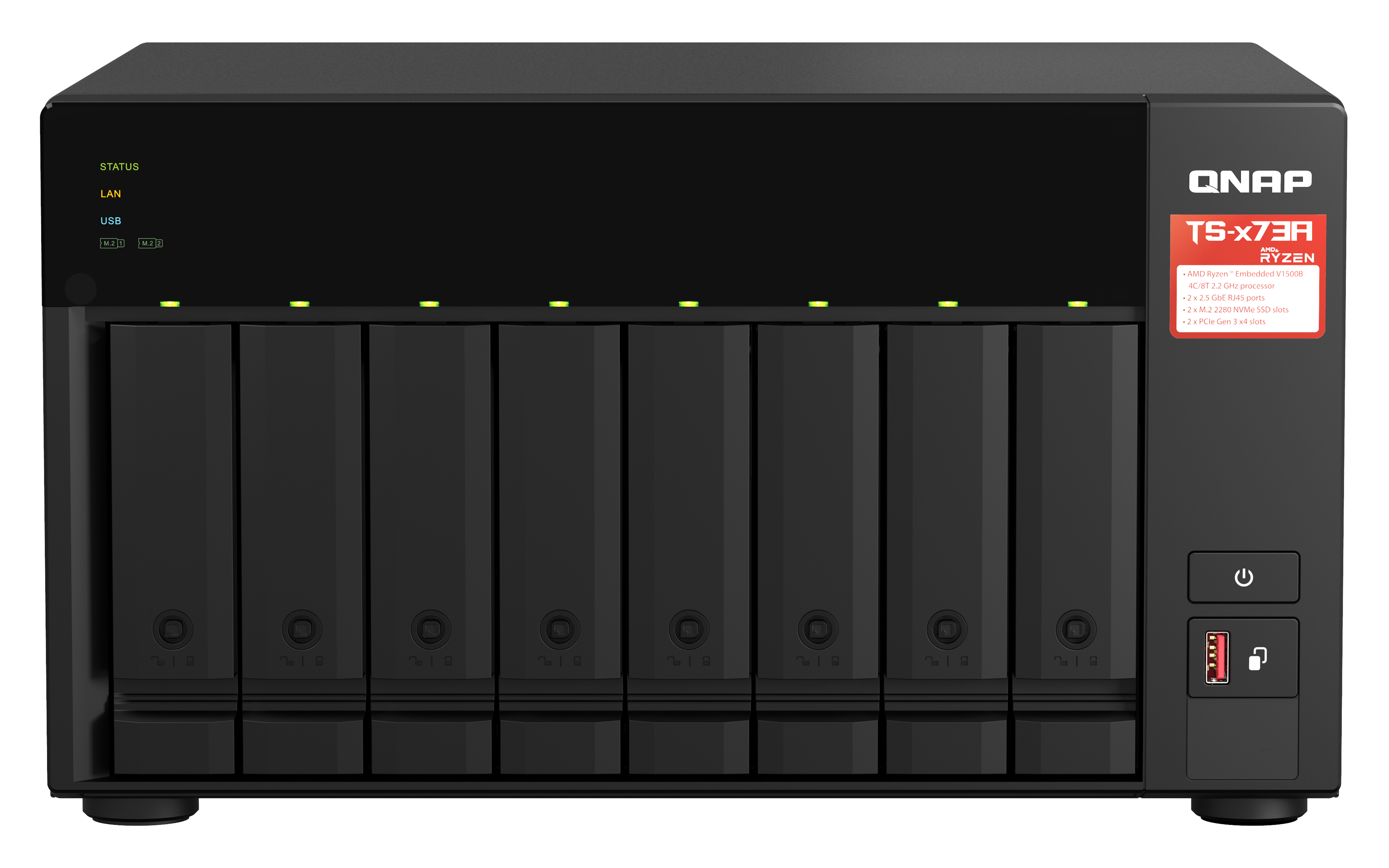 QNAP NAS TS-873A-8G NAS-Gehäuse