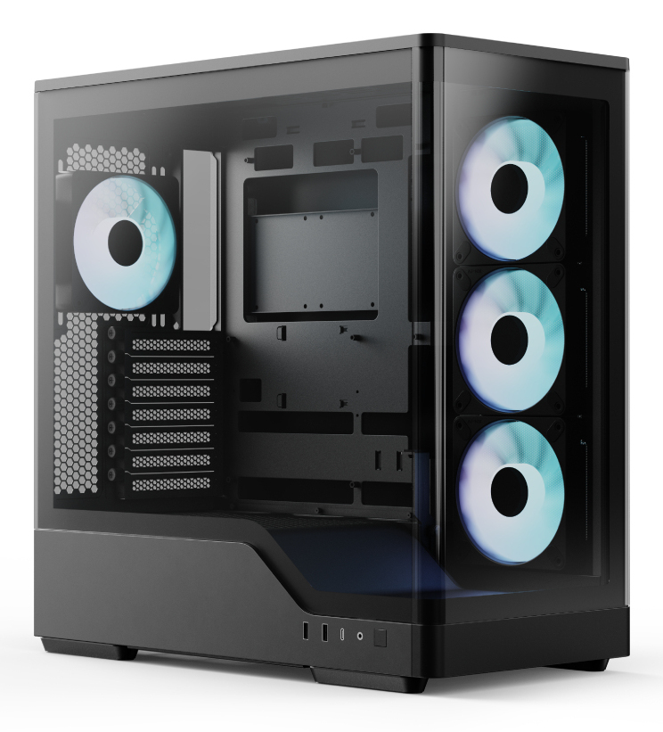 AeroCool Geh Midi P500A Black ACCS-P500A-001 AeroCool Geh Midi P500A Black ACCS-P500A-001