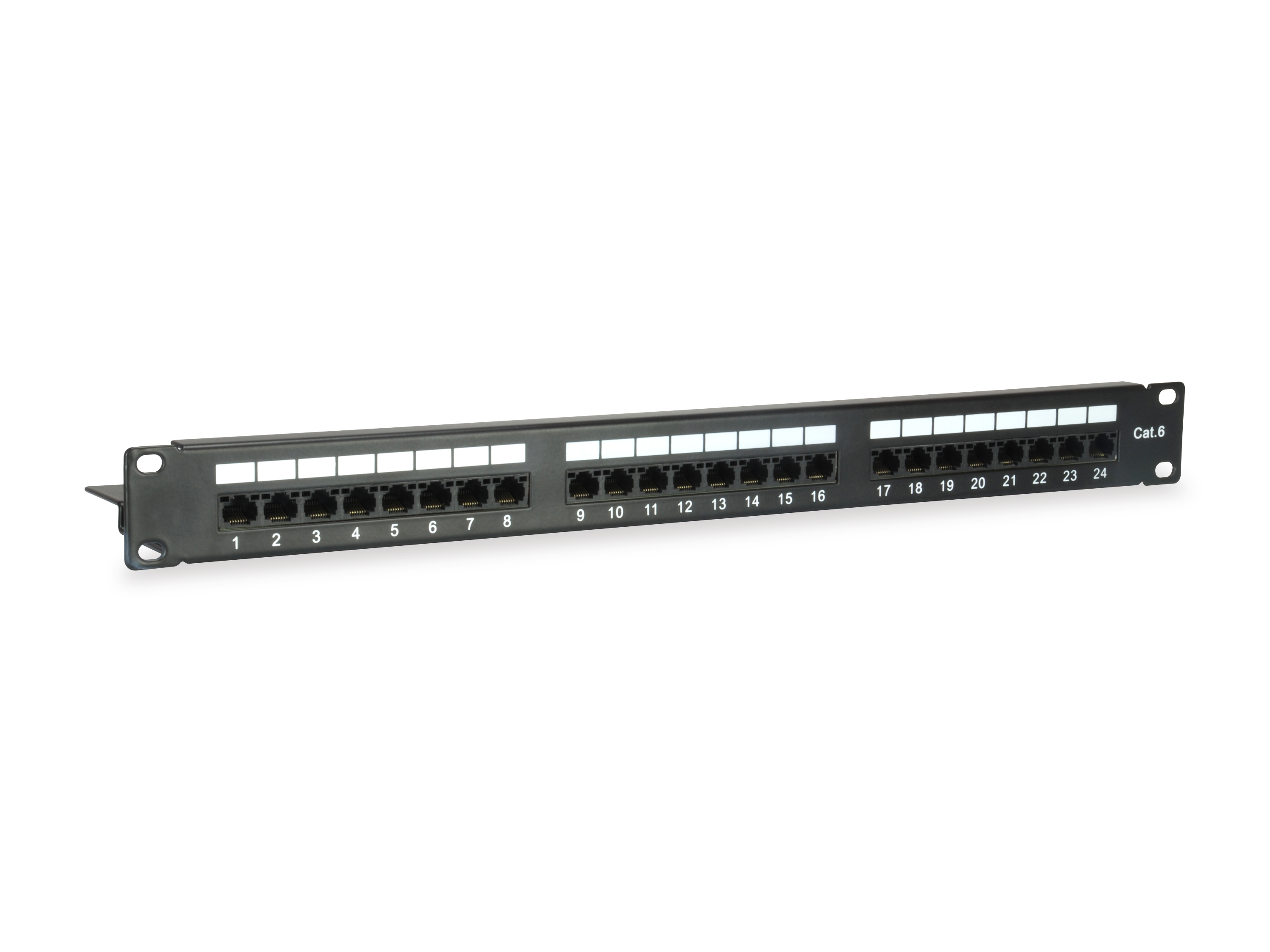 Equip 19" Patchpanel 24xRJ45 Cat6 UTP 1U 250MHz RAL9005