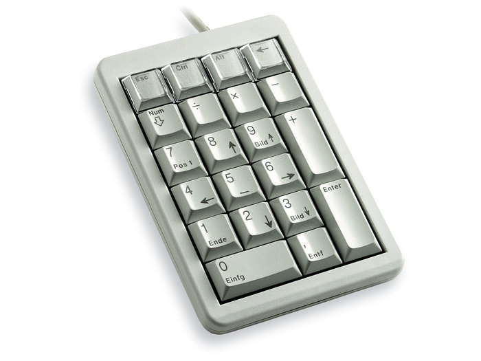 CHERRY G84-4700 Numerik-Block Wired DE 1.75m hellgrau
