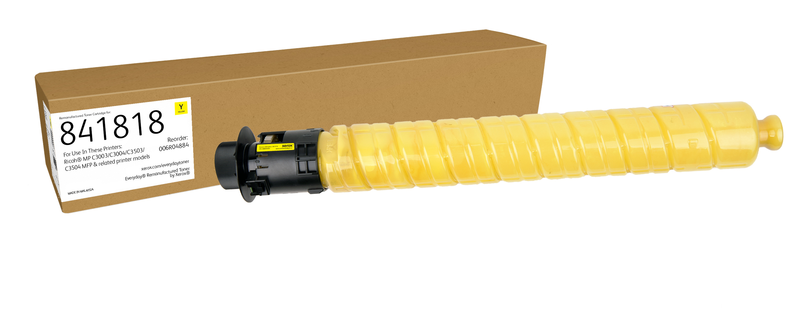 Xerox Toner Everyday Remanufactured Ricoh 841818 Yellow