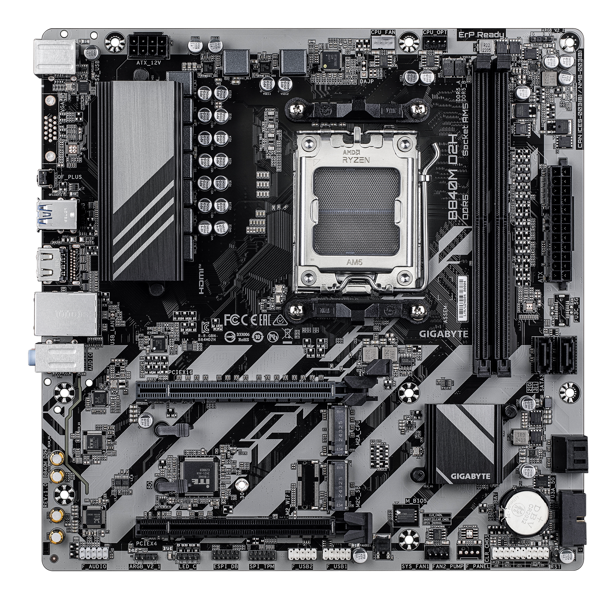Gigabyte B840M D2H (B840,AM5,mATX,DDR5)
