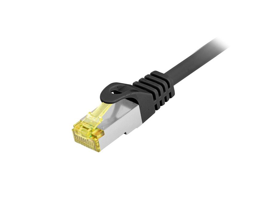 Equip Patchkabel Cat6A Outd.S/FTP 2xRJ45 20.00m schwarz LSZH