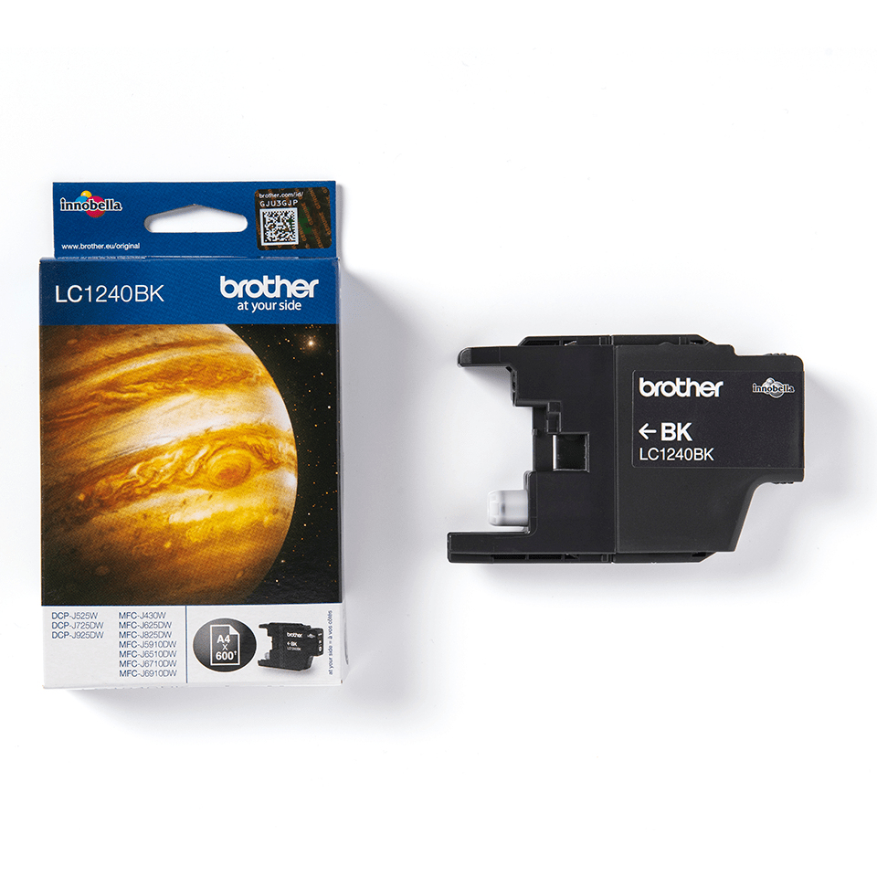 Brother LC-1240BK Druckerpatrone 1 Stück(e) Original Schwarz