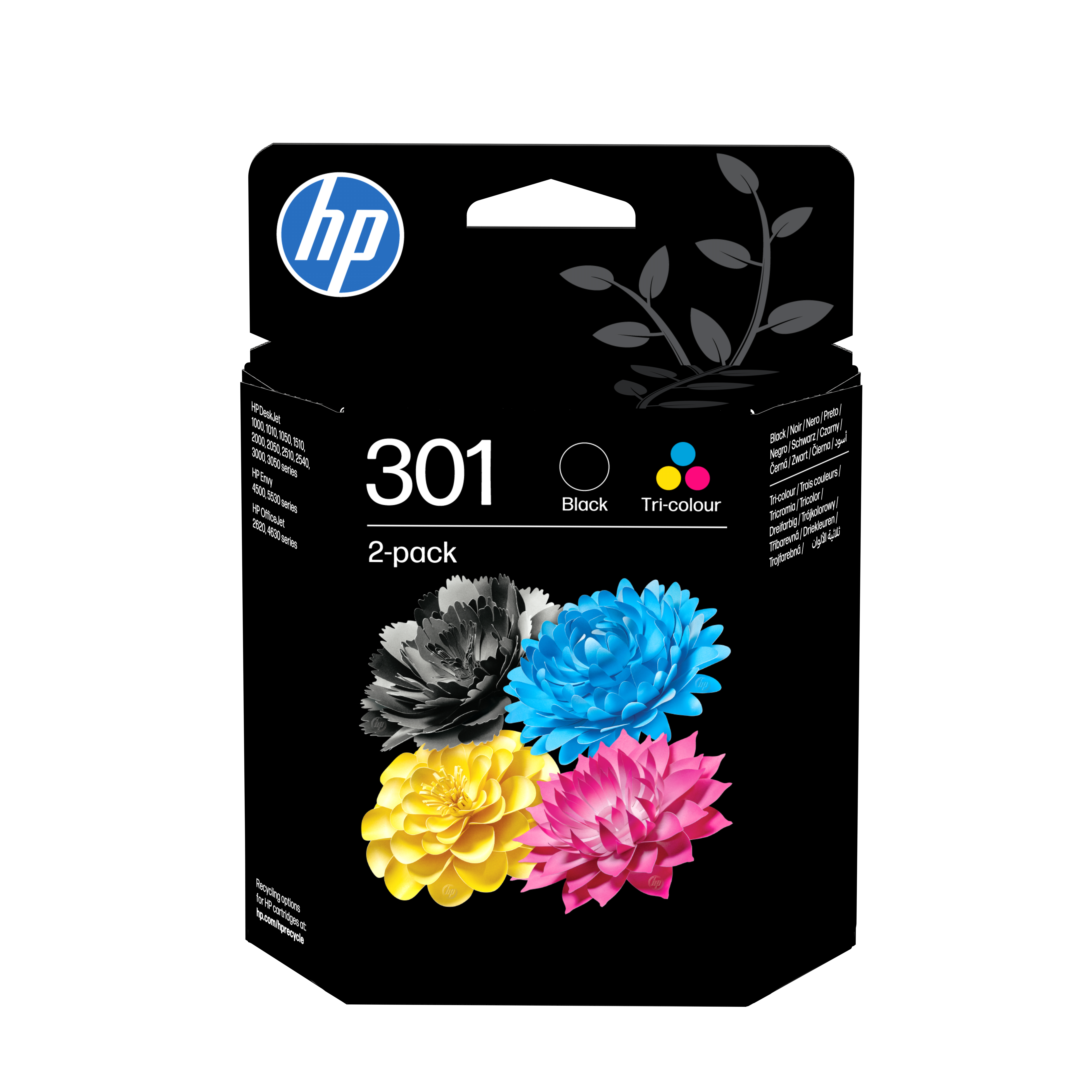 HP 301 Schwarz+Dreifarbig Tintenpatrone HP 301 Schwarz+Dreifarbig Tintenpatrone