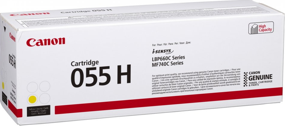 Toner Canon 055H Y yellow 5900 Seiten