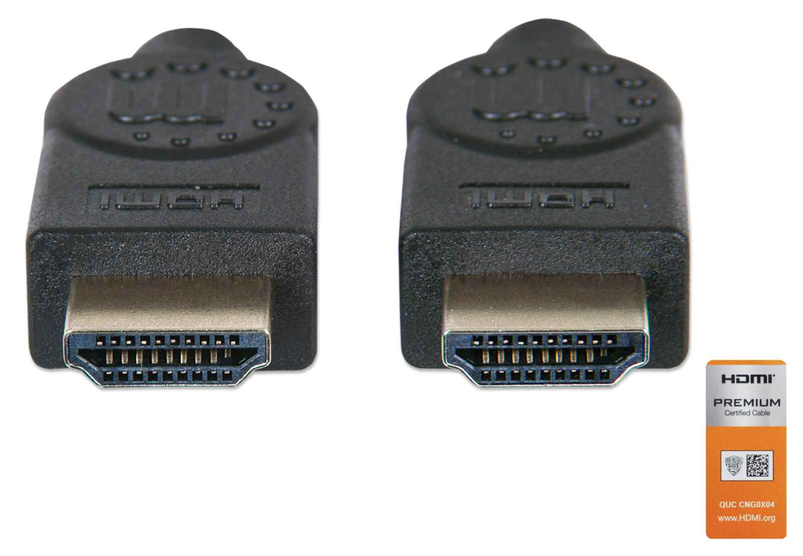 MANHATTAN Premium HDMI-Kabel Ethernet-Kanal 4K@60HZ 1,8m