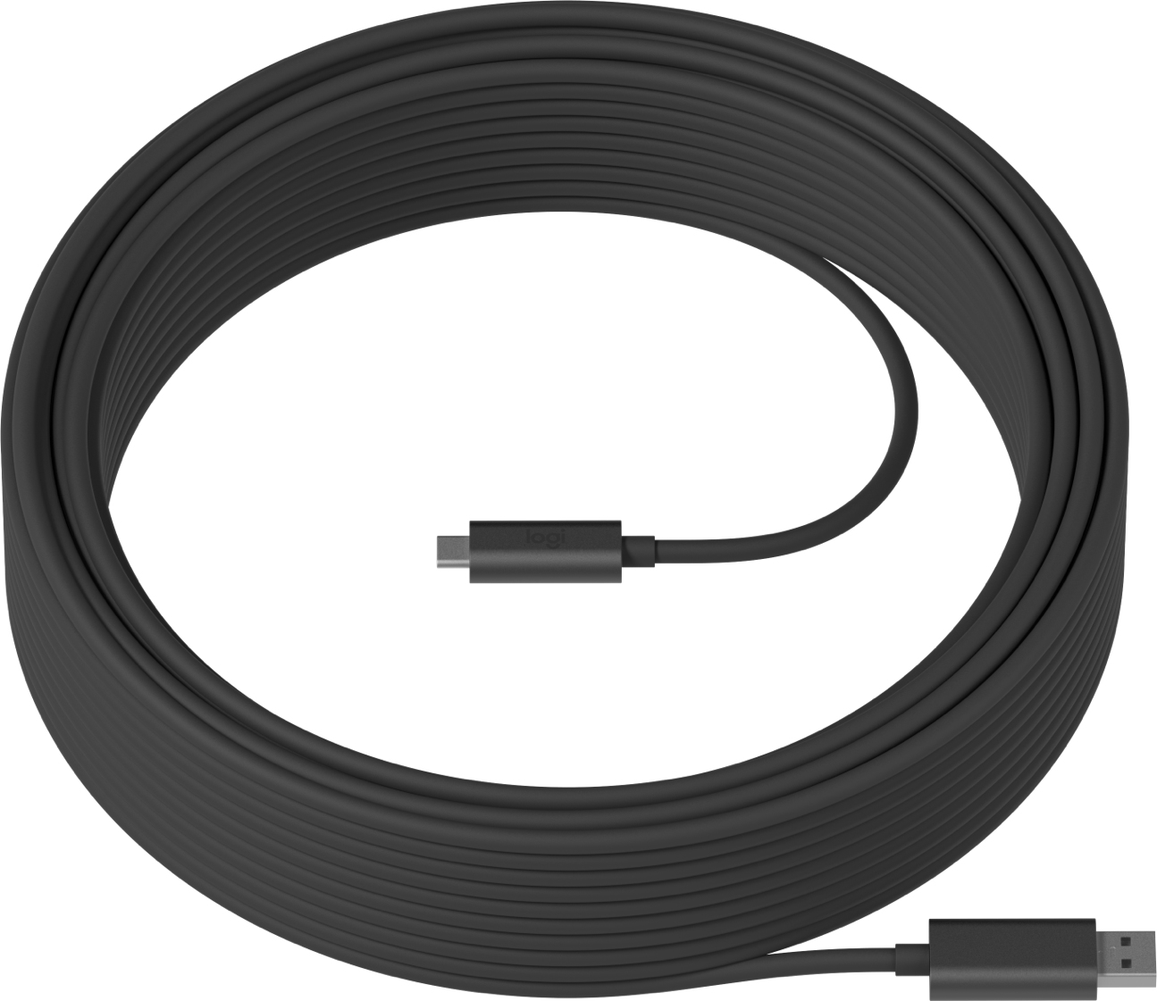 Logitech Strong USB-Verlängerungskabel 10m black