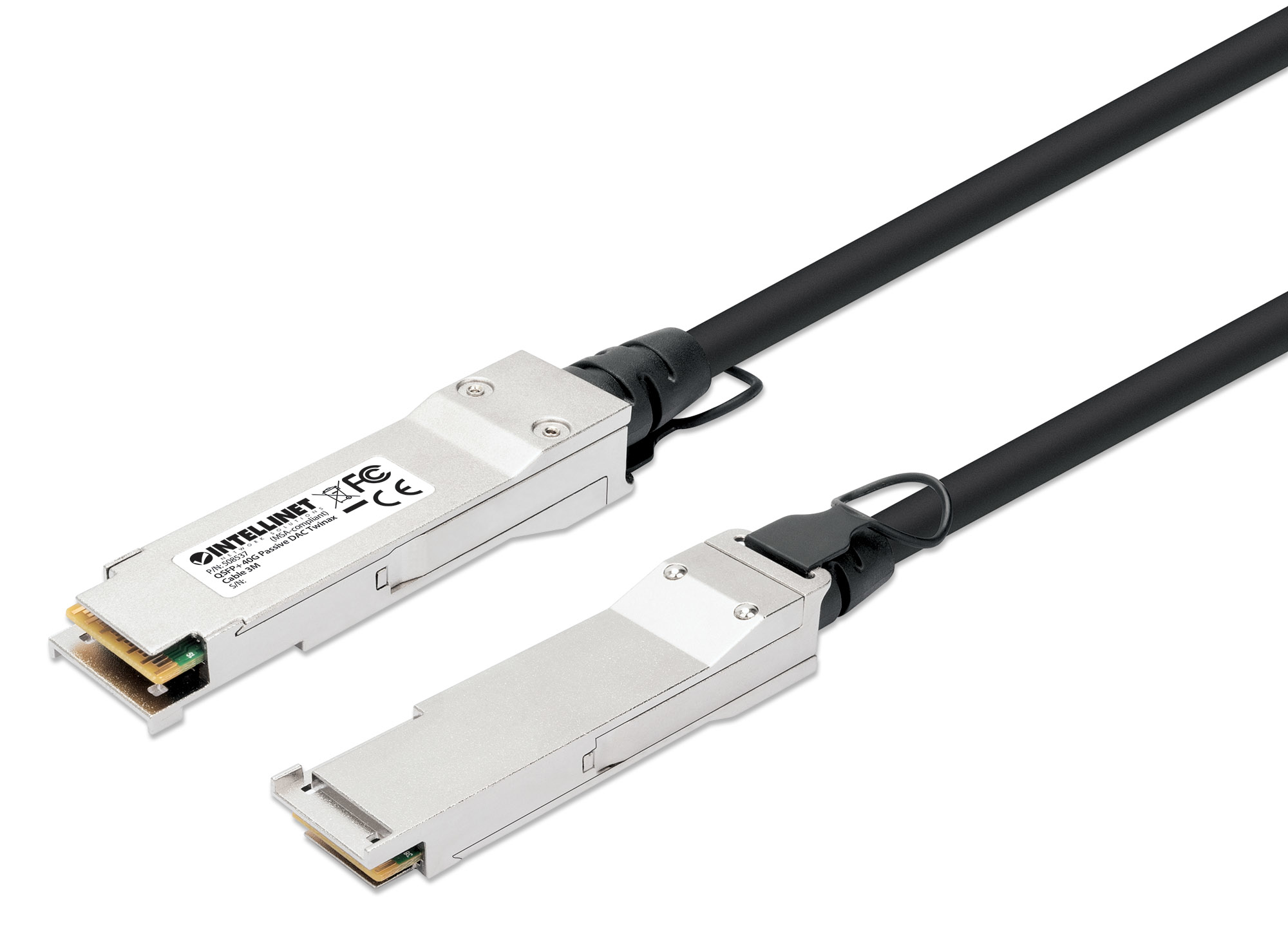 INTELLINET QSFP+ 40G Passives DAC Twinax-Kabel 3,0m MSA-konf
