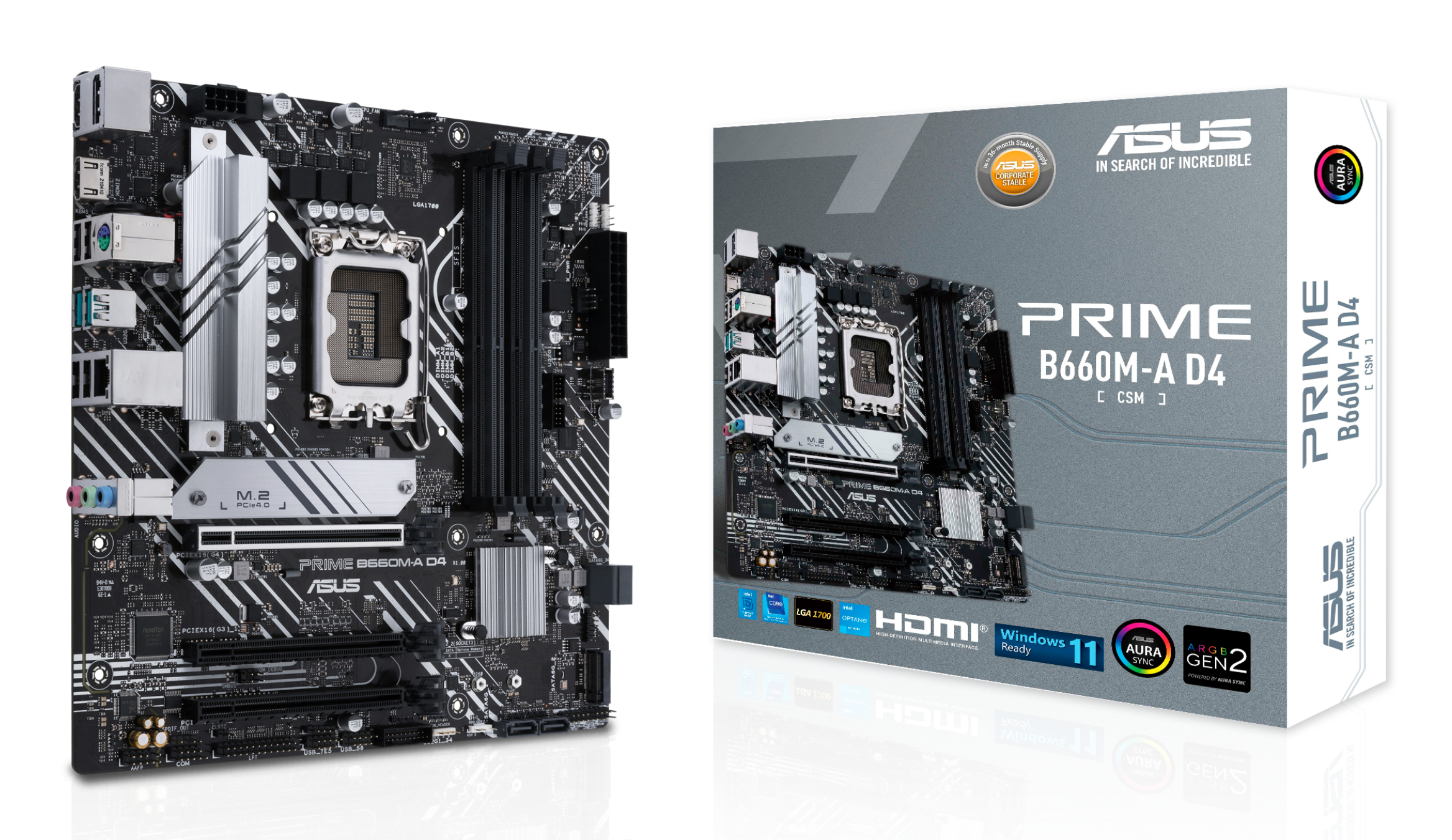 ASUS PRIME B660M-A D4-CSM (INTEL,1700,DDR4,mATX)
