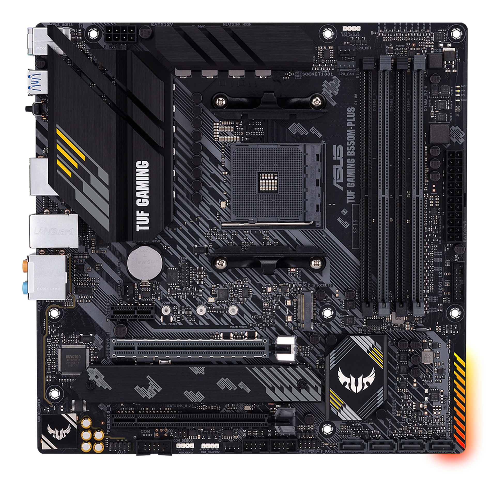 ASUS TUF GAMING B550M-PLUS (AMD,AM4,DDR4,ATX) ASUS TUF GAMING B550M-PLUS (AMD,AM4,DDR4,ATX)