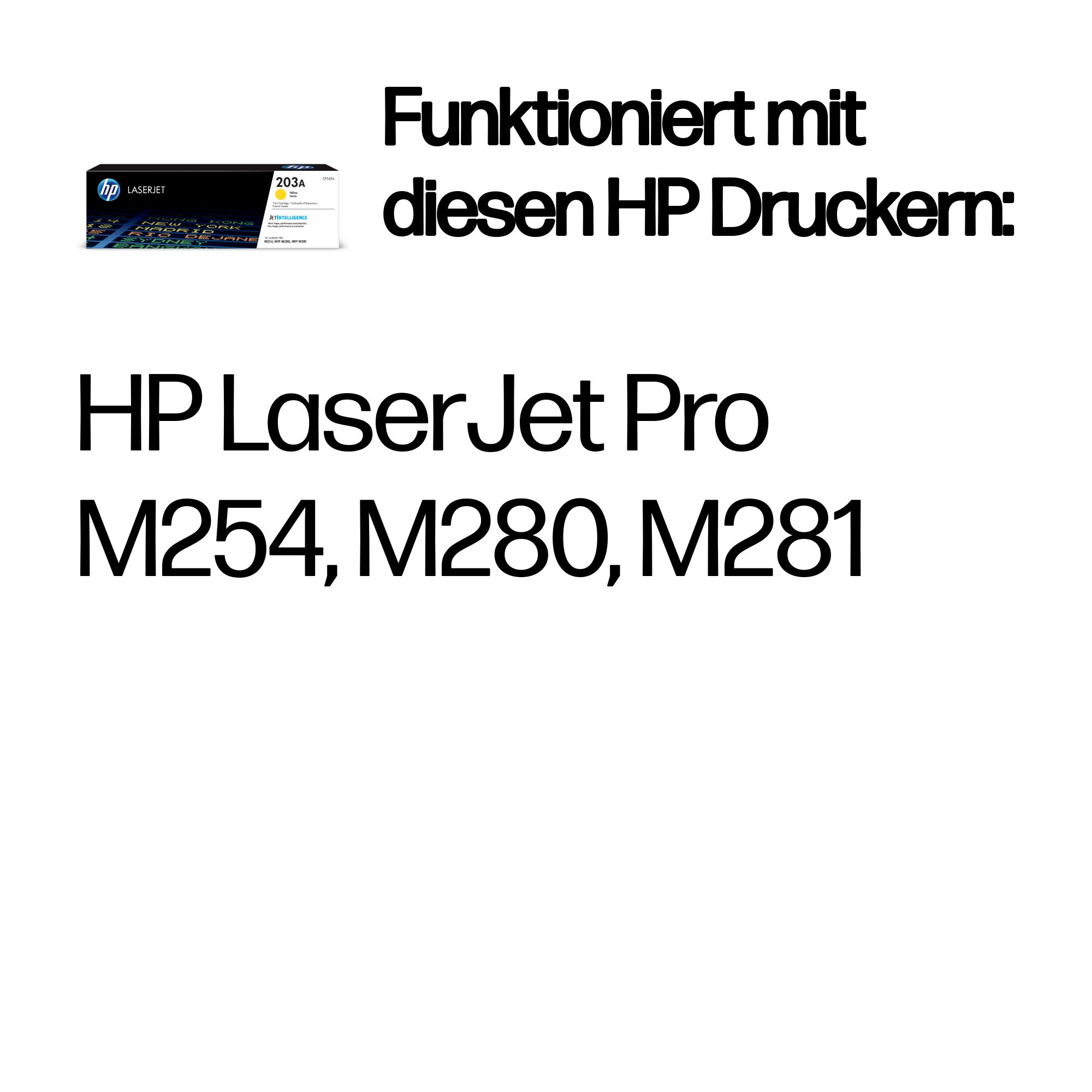 HP 203A Gelb LaserJet Tonerpatrone