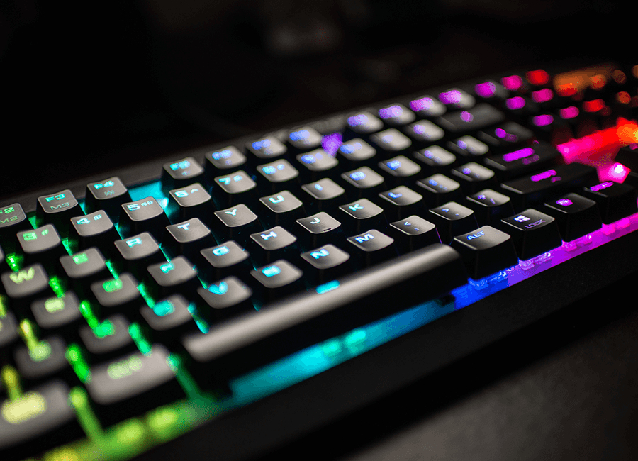COUGAR Gaming Tastatur Attack X3 RGB Mech. Cherry MX silber