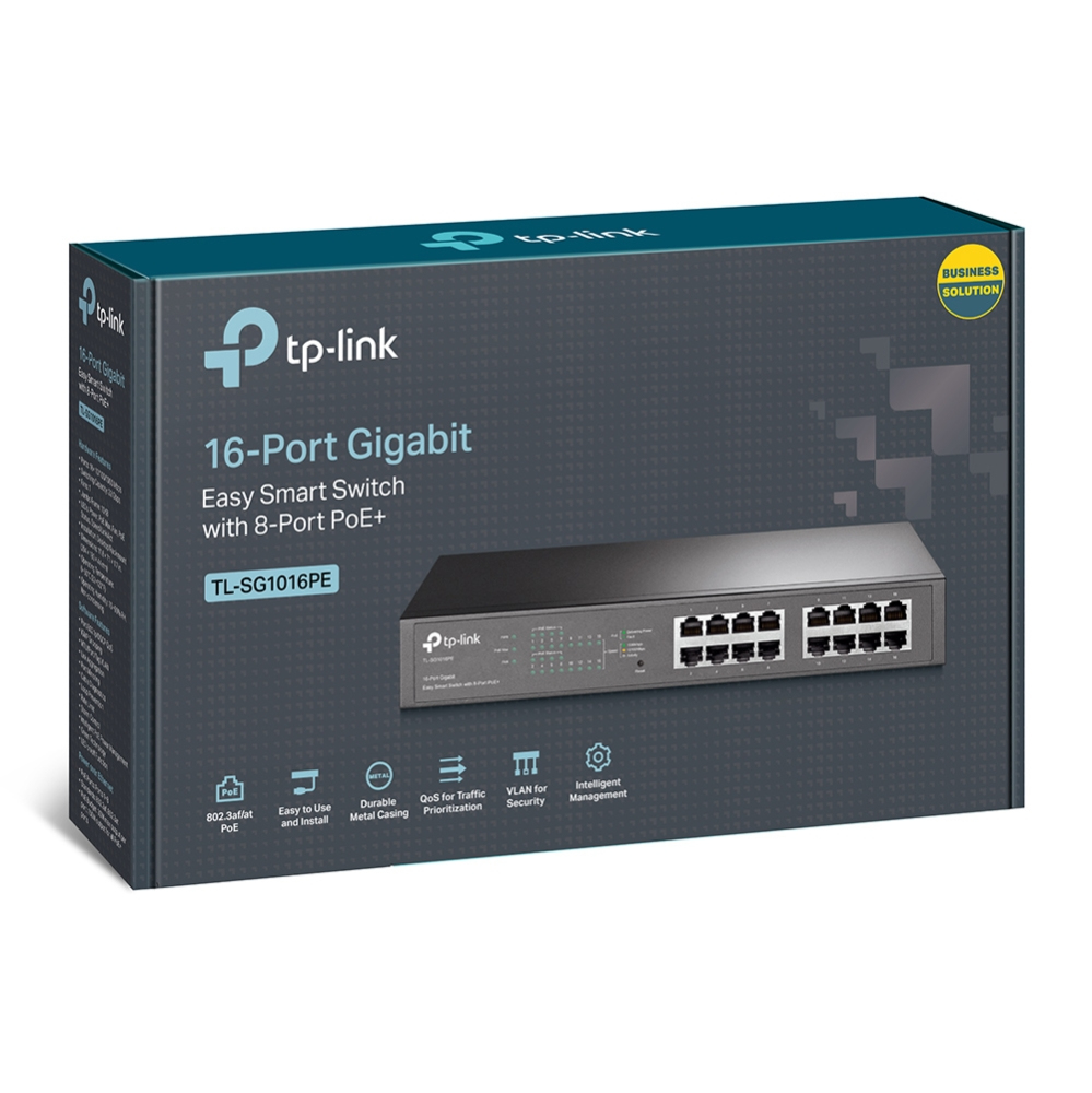 TP-Link Switch 16x GE TL-SG1016PE (8xPOE) v6.4