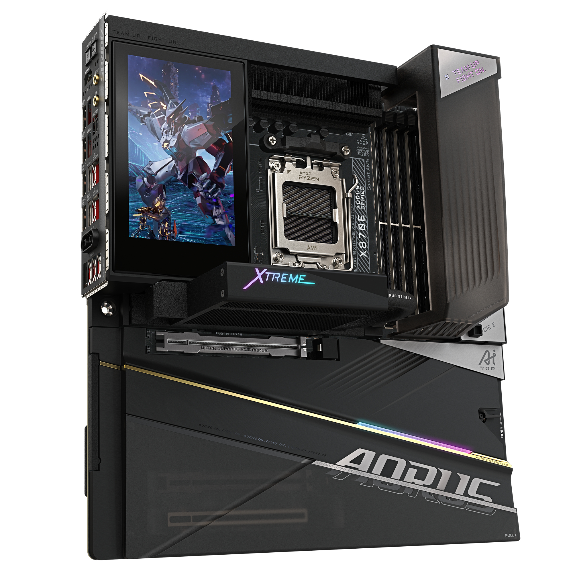 Gigabyte X870E Aorux Xtreme X3D AI Top (X870E,AM5,E-ATX,DDR5 Mainboards AMD
