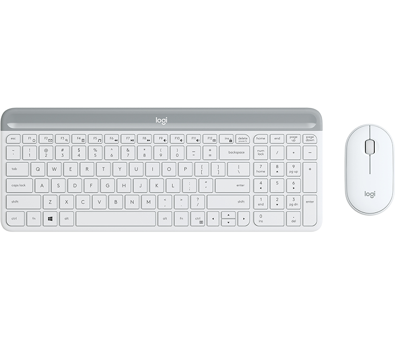 Logitech Wireless Keyboard+Mouse MK470 white retail